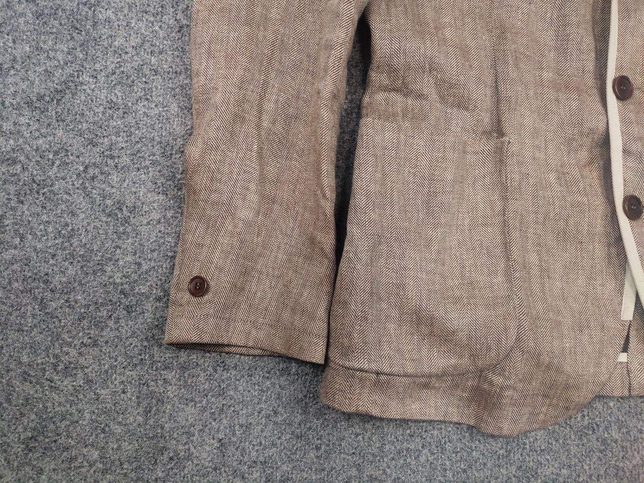 Other Luis Trenker Design textured hemp herringbone Blazer Jacket Size US L / EU 52-54 / 3 - 6 Thumbnail