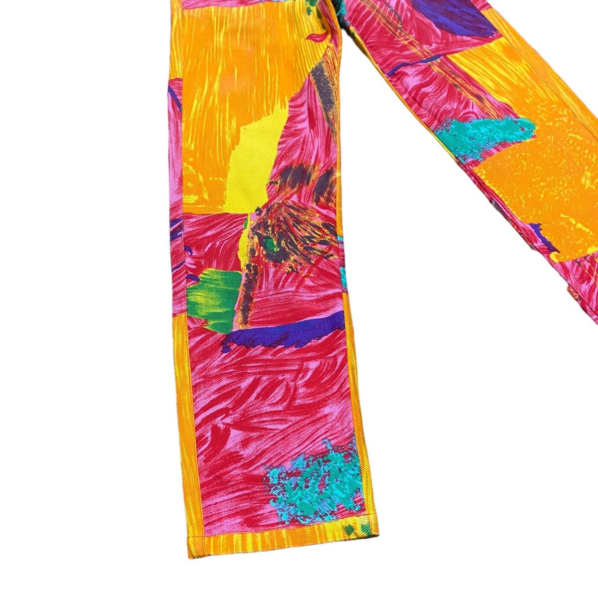 Issey Miyake Archive Issey Miyake Multi Colour Artisanal Painter Jeans Size 24" / US 00 / IT 34 - 7 Thumbnail