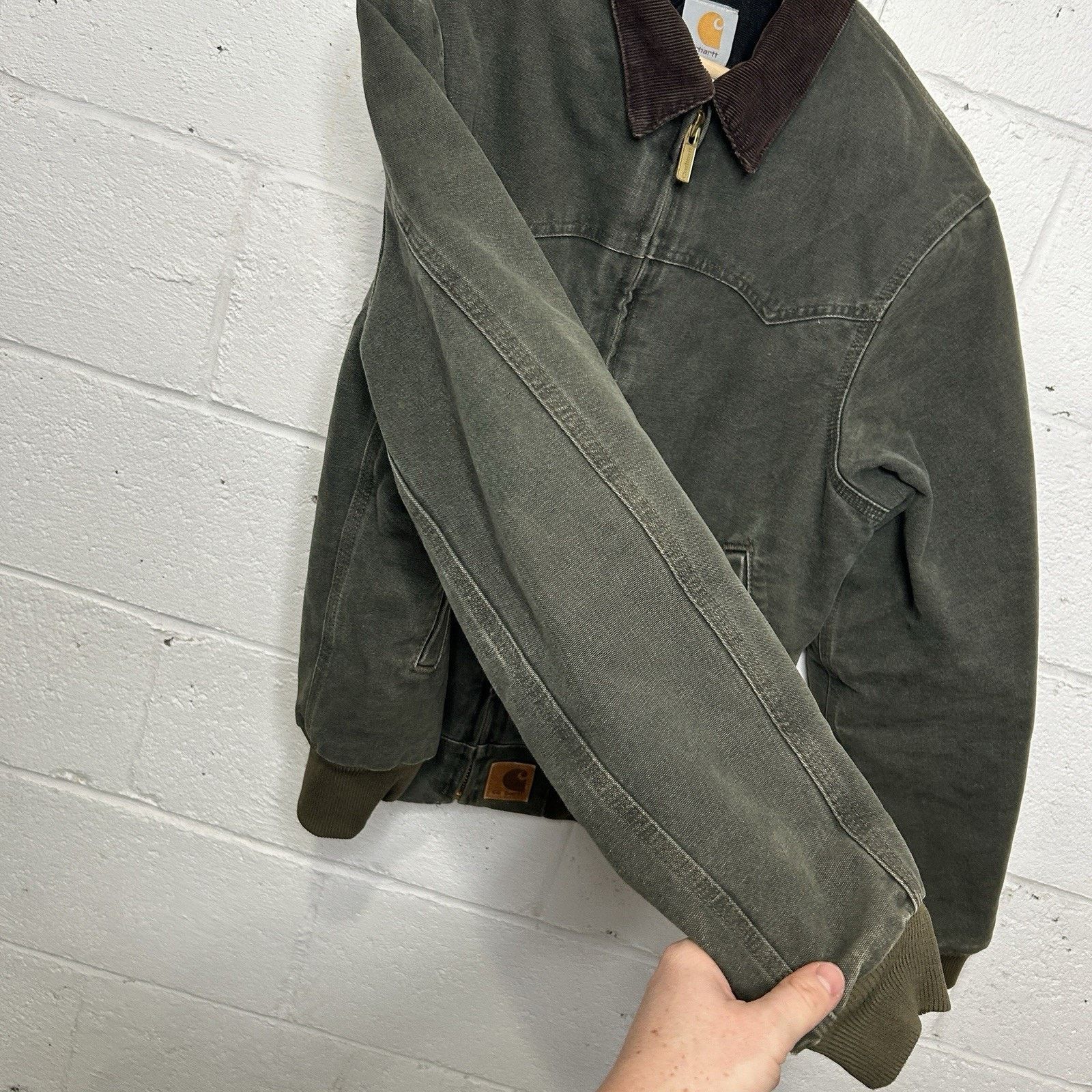 Carhartt Vintage Carhartt Quilted Santa Fe Jacket “Moss Green” J14 Size US M / EU 48-50 / 2 - 11 Thumbnail