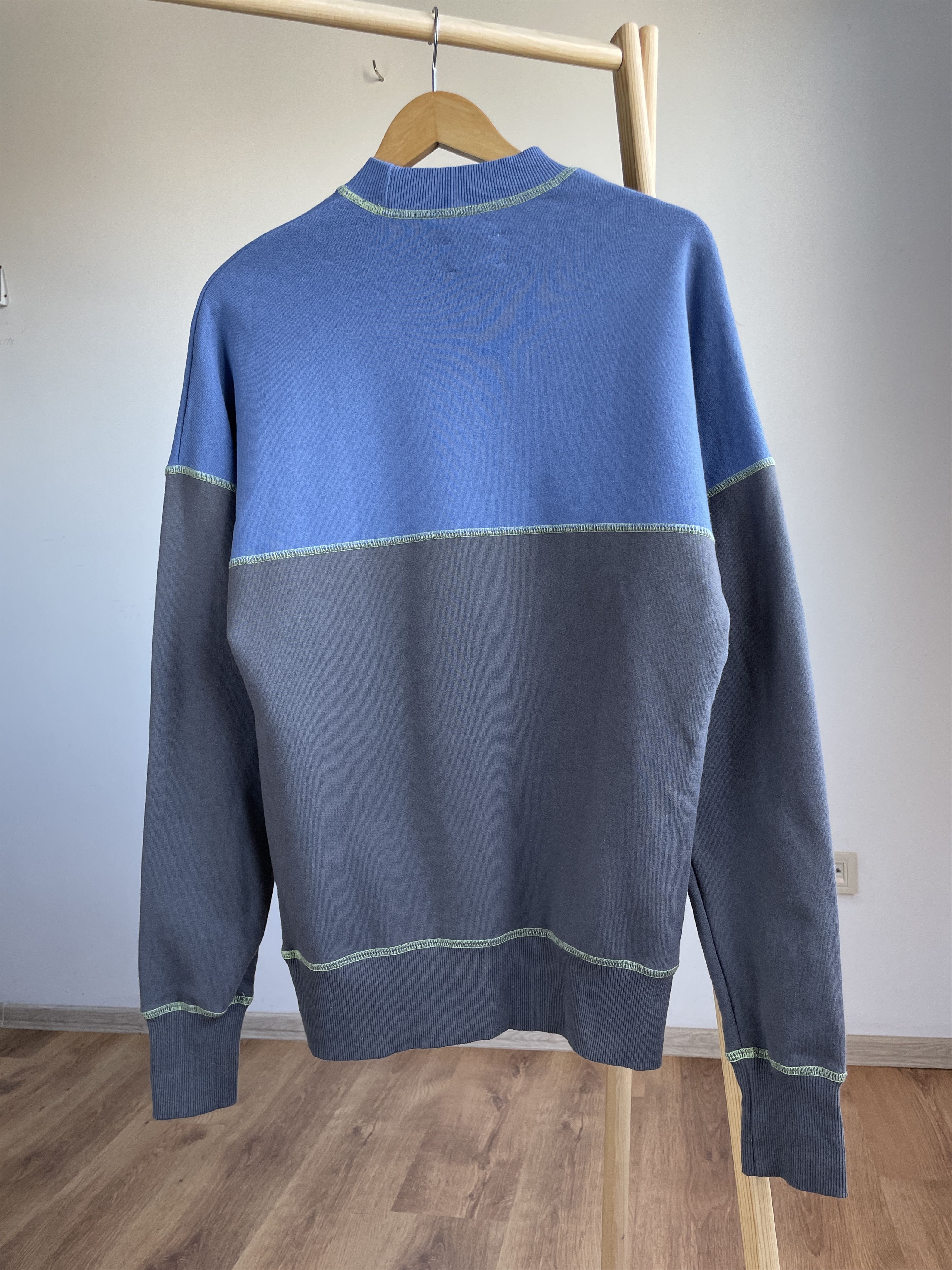 Aime Leon Dore Aime Leon Dore Cross Stitch Two Tone Crewneck Sweatshirt Size US S / EU 44-46 / 1 - 2 Thumbnail
