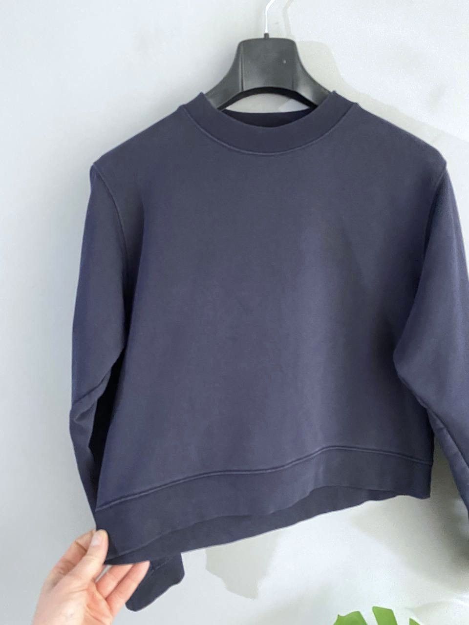 Acne Studios Acne Studios Women's Blue Shortened Sweatshirt, Size M Size M / US 6-8 / IT 42-44 - 5 Thumbnail