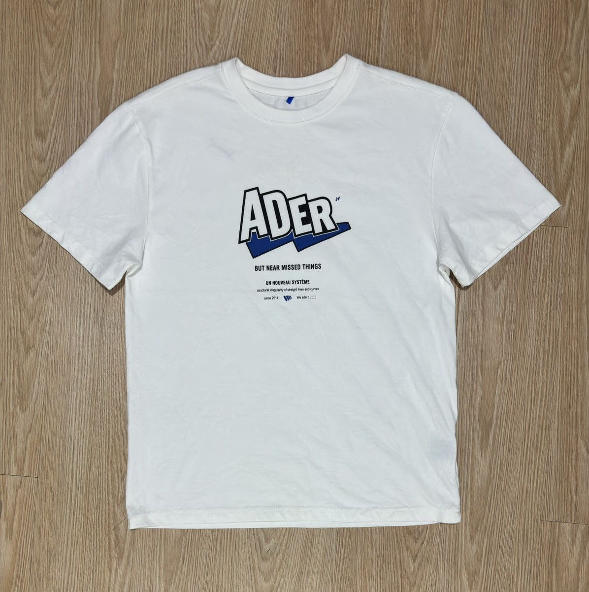Ader Error Ader 2021 Spring Summer White Tee Size US M / EU 48-50 / 2 - 1 Thumbnail