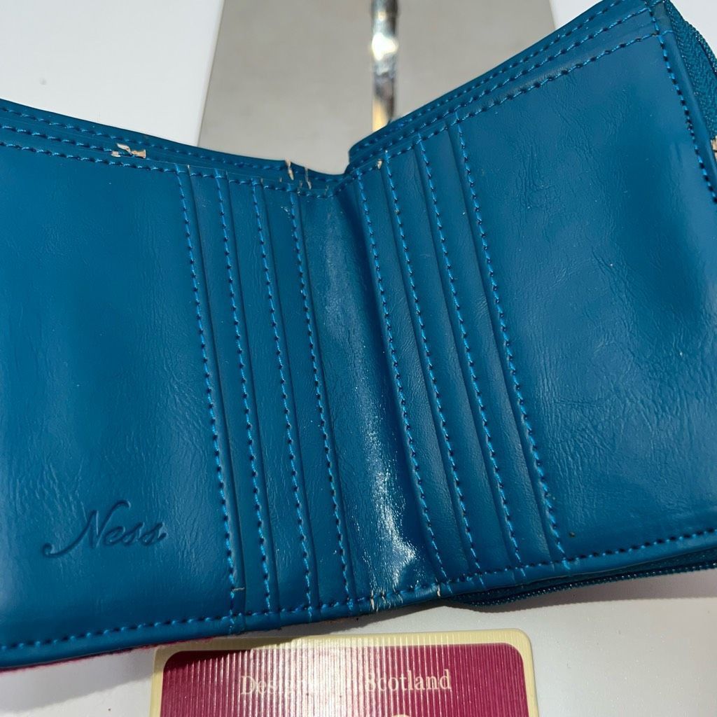 Other Ness Wool and Leather Tartan Made in Scotland Wallet **SEE PICS AND DESCRIPTIONS Size ONE SIZE - 5 Thumbnail