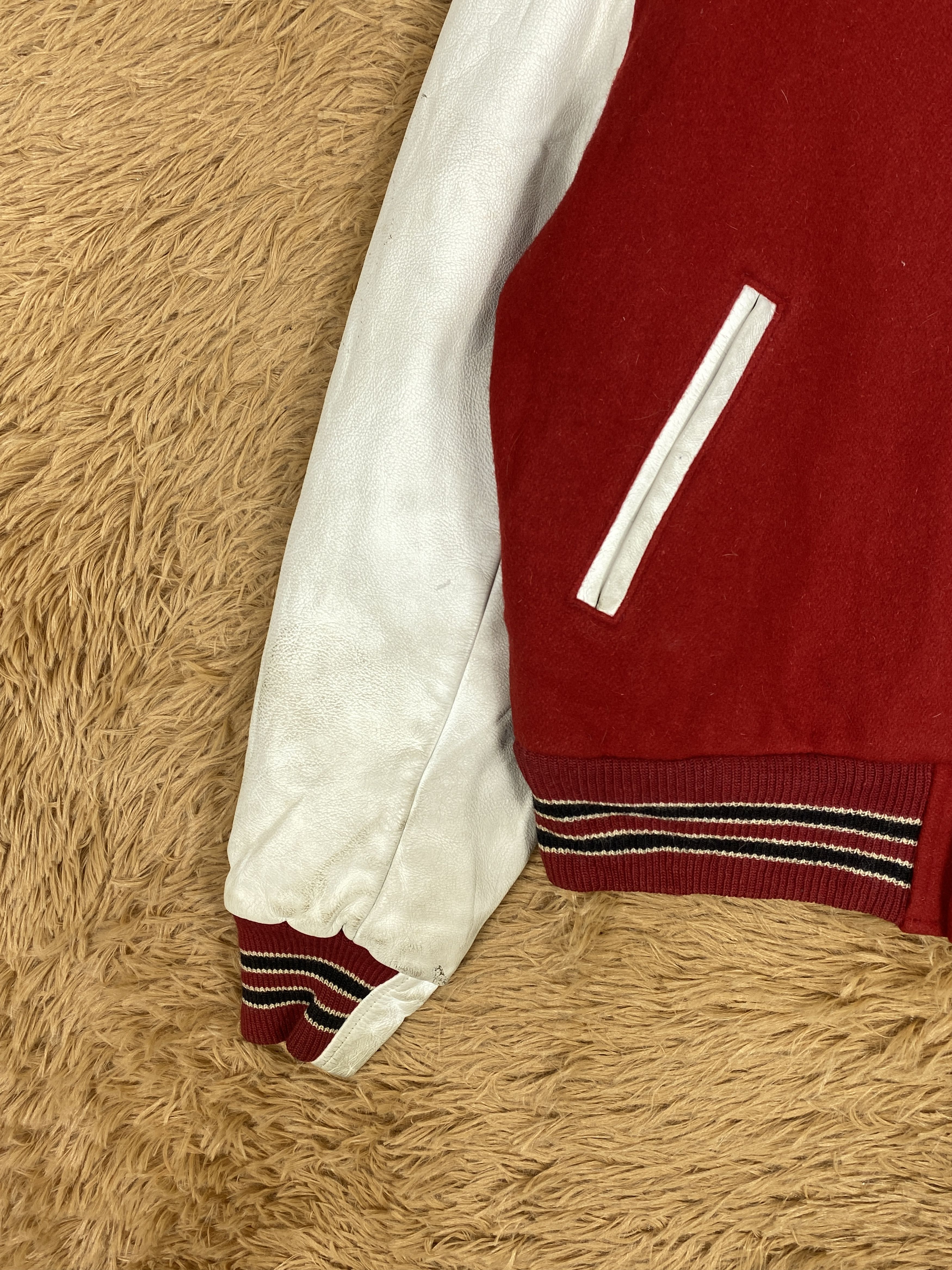 Golden Bear Vintage Golden Bear Leather Sleeve Varsity PJ2471 Size US M / EU 48-50 / 2 - 4 Thumbnail