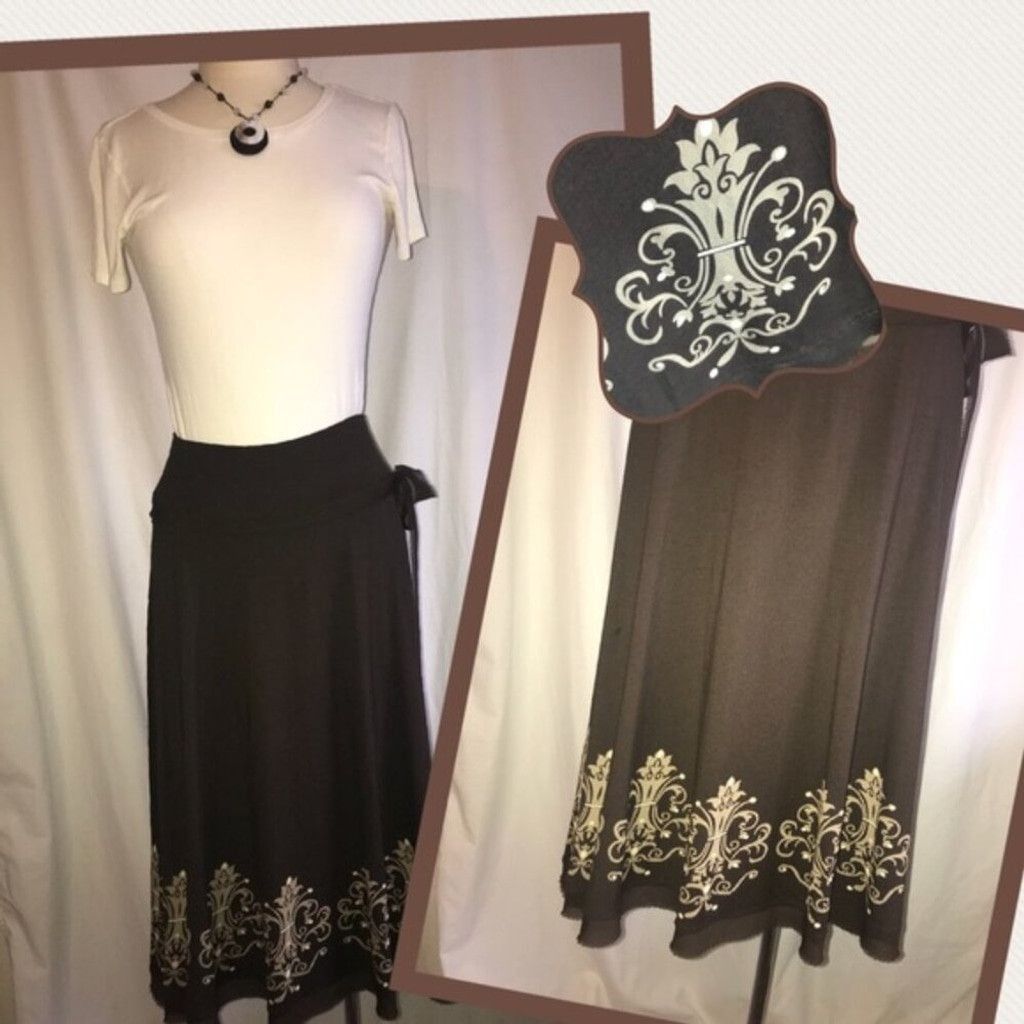 Loft Ann Taylor LOFT brown skirt Size 28" / US 6 / IT 42 - 1 Thumbnail