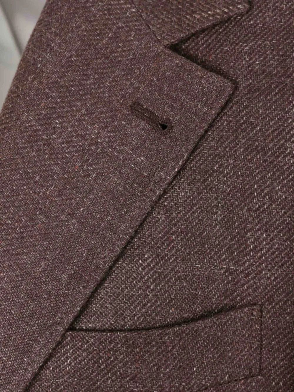 Brunello Cucinelli o1y0526 Single-breasted Blazer in Dark Brown Size US M / EU 48-50 / 2 - 3 Thumbnail