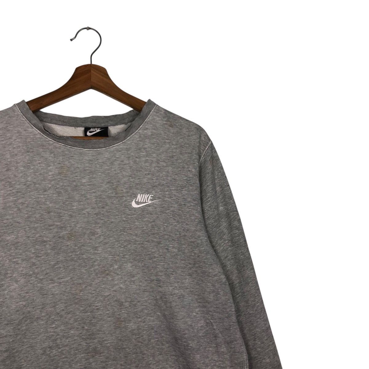 Nike 📌Rich Grey Sweatshirt Nike Small Pony Streetwear Design Size US L / EU 52-54 / 3 - 7 Thumbnail