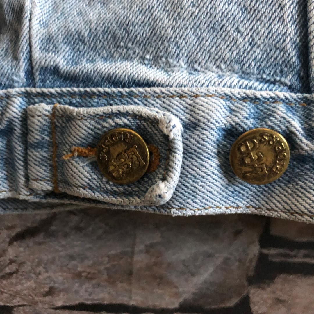 Lee Lee Light Wash Denim Jacket Boxy Cropped Streetwear Size US L / EU 52-54 / 3 - 9 Thumbnail