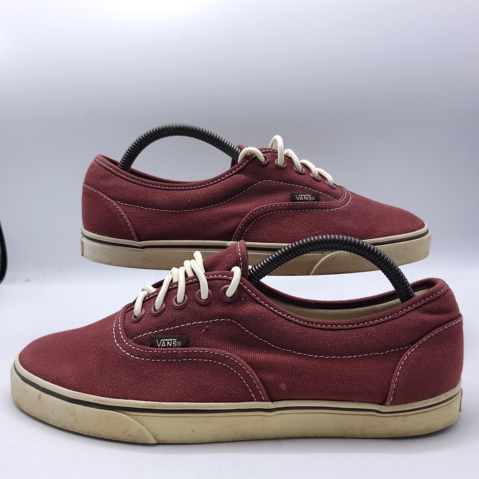 Vans Vans Off the Wall Shoe Women Size 10.5 Mens 9 TB9C Red White Size US 10.5 / IT 40.5 - 5 Thumbnail