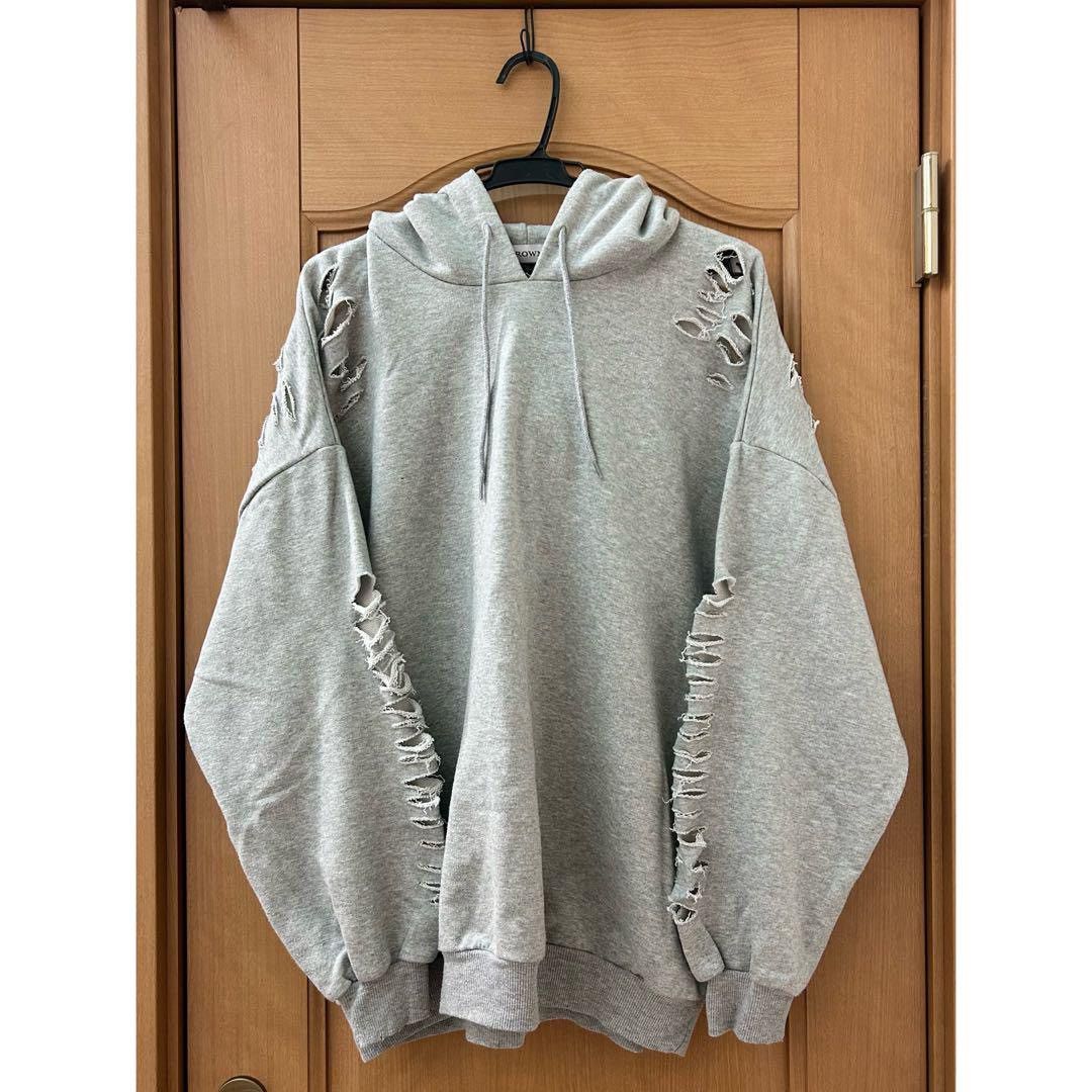 If Six Was Nine × Japanese Brand × Le Grande Bleu (L.G.B.) Japanes Browny Distressed hoodie oversize Size US XL / EU 56 / 4 - 3 Thumbnail