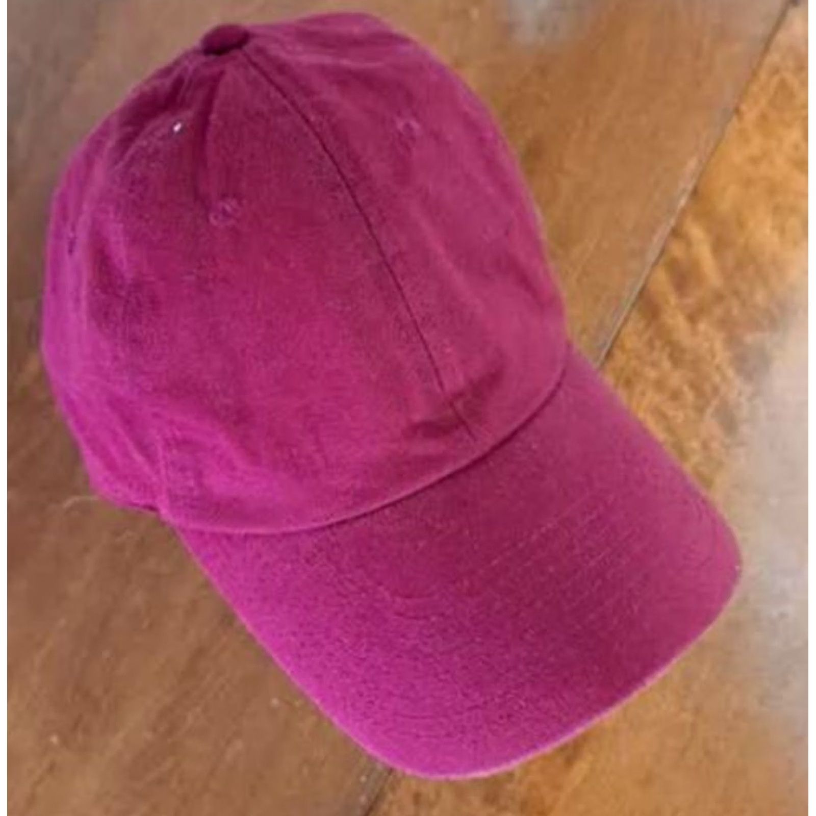 Champion Champion Adjustable Burgundy Hat Baseball Cap Men EUC Red Canvas Adjustable Strap Sports Pattern Size ONE SIZE - 2 Thumbnail