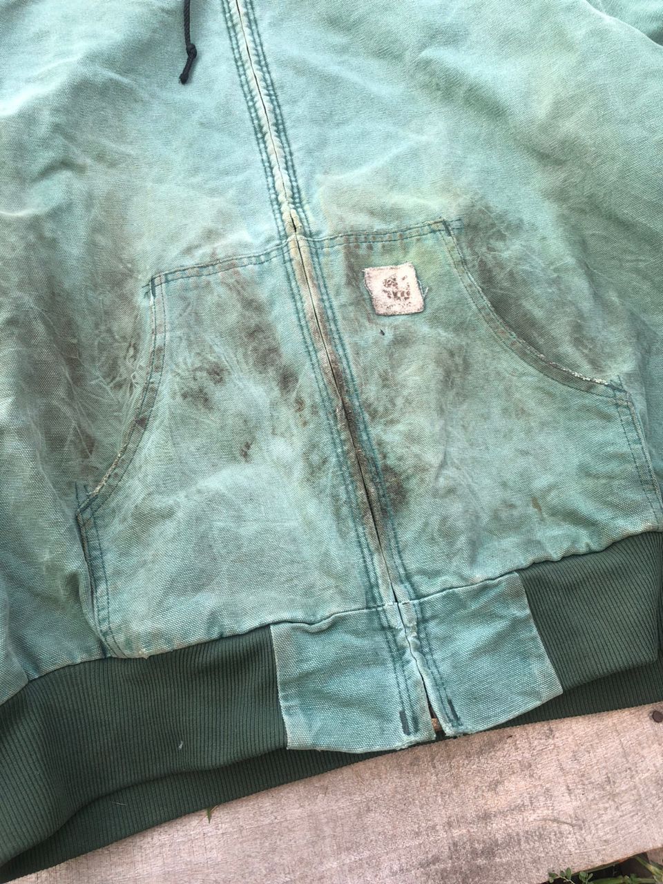 Carhartt Vintage Carhartt Detroit Jacket Distressed Size US XL / EU 56 / 4 - 7 Thumbnail