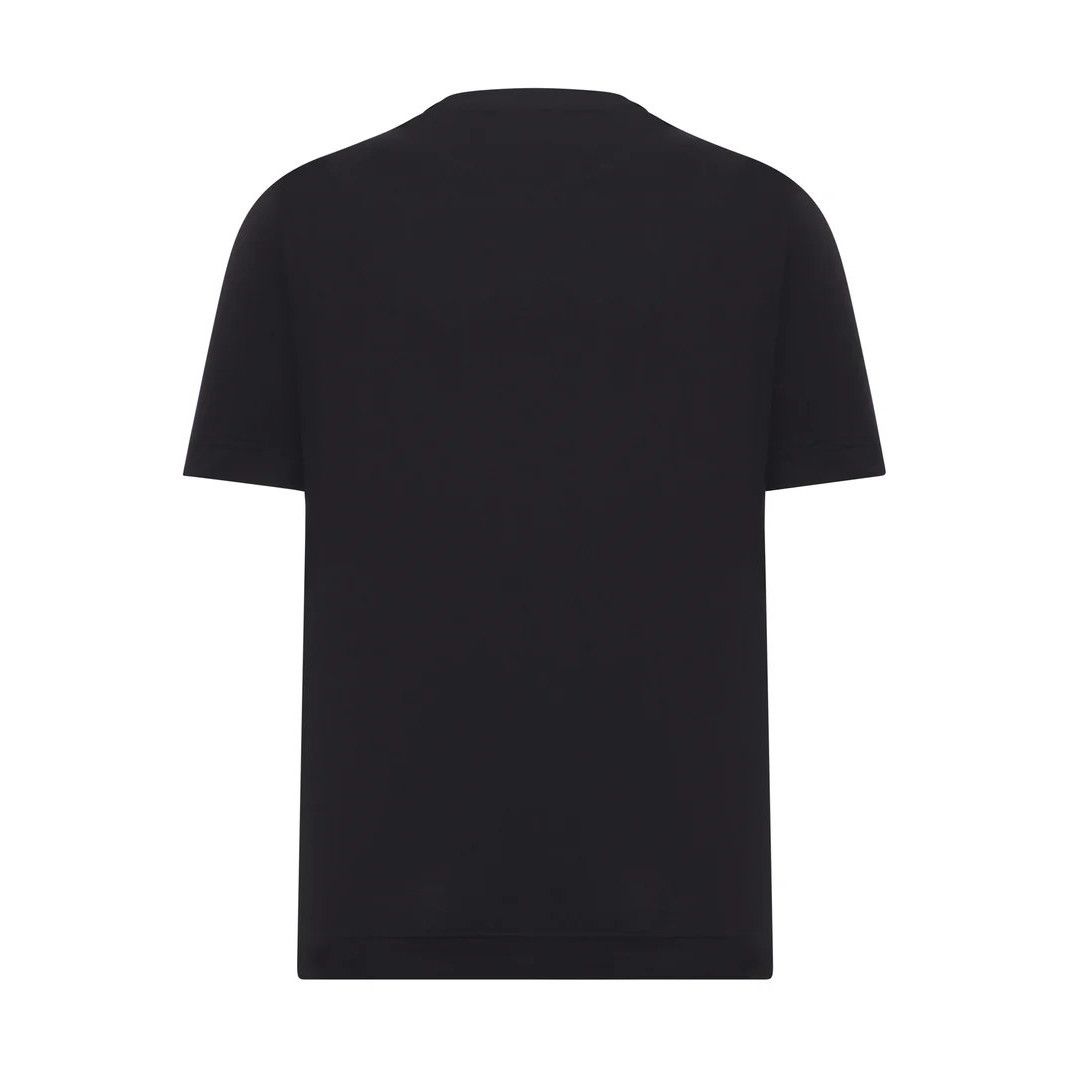 FENDI Black Cotton T-shirt New