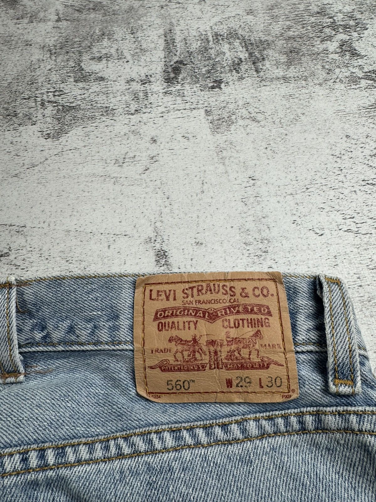 Levi's LEVIS 560 Comfort Fit W29 L30 Denim Straight USA 90s Jeans Pants Trousers Size US 30 / EU 46 - 10 Thumbnail