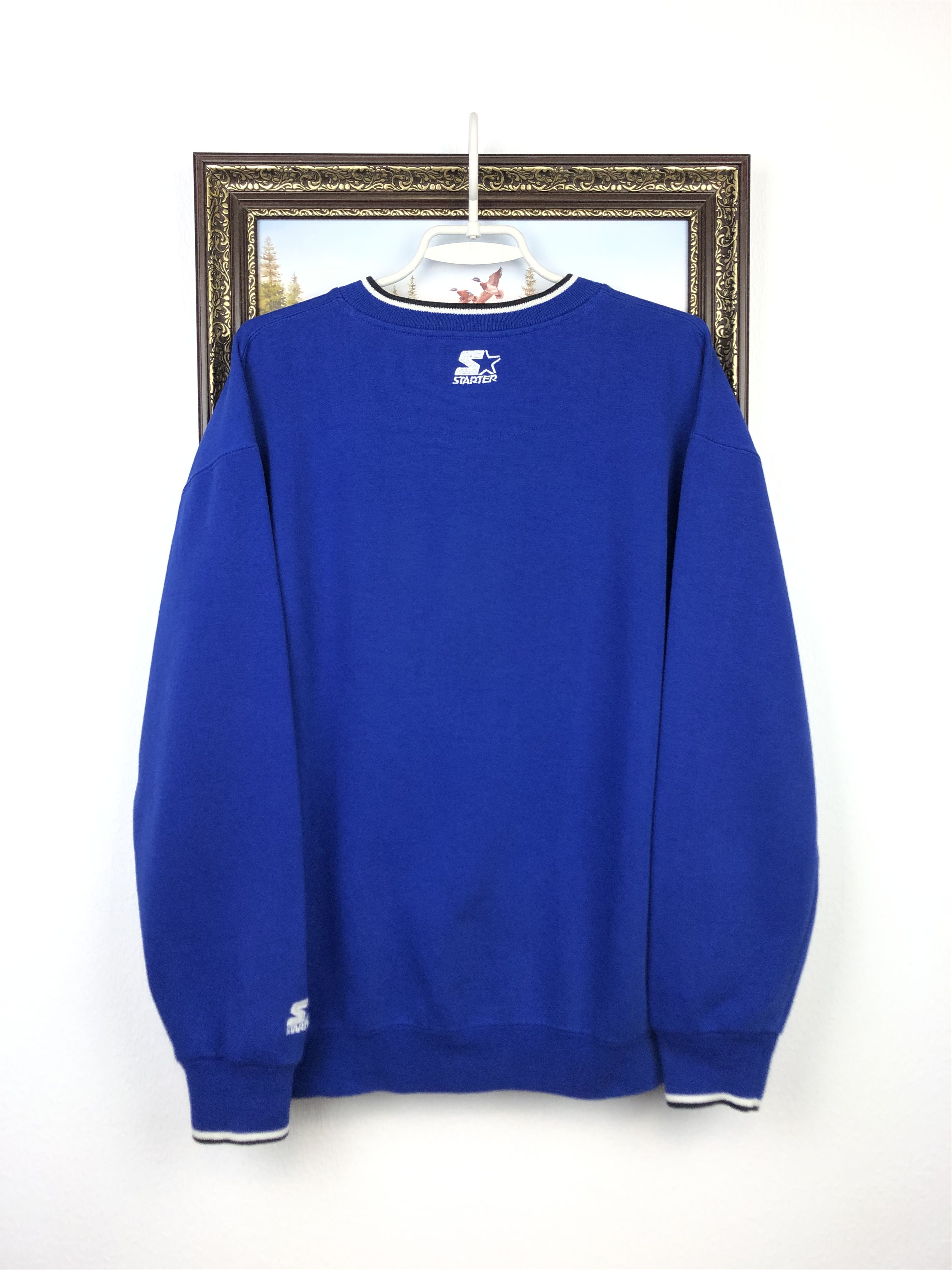 NBA Vintage 90's Starter Utah Jazz NBA Sweatshirt Mens Crewneck Size US L / EU 52-54 / 3 - 7 Thumbnail