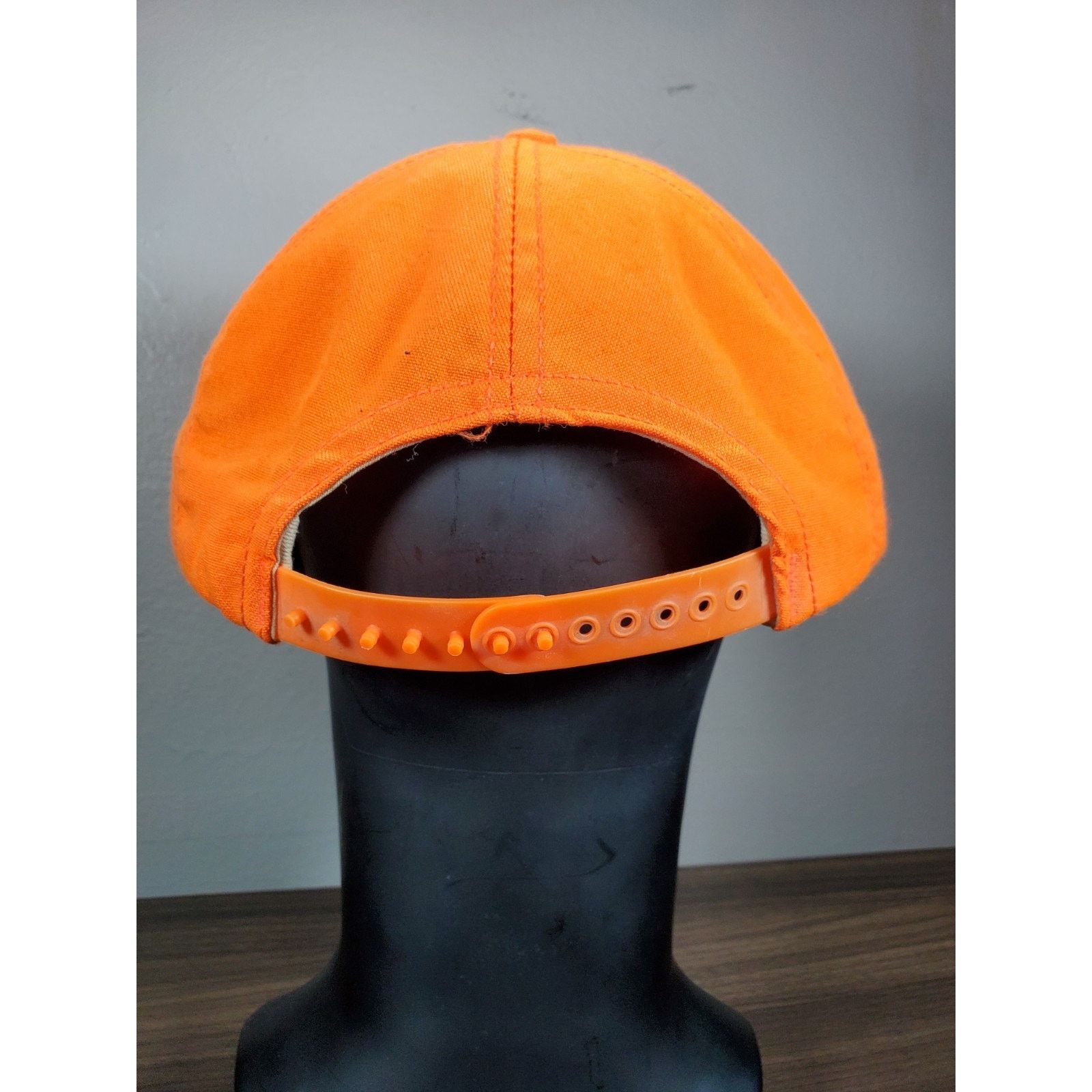 Vintage Purina Mills Hat Snapback Cap Orange Dog Food Chow Hunting Size ONE SIZE - 7 Thumbnail