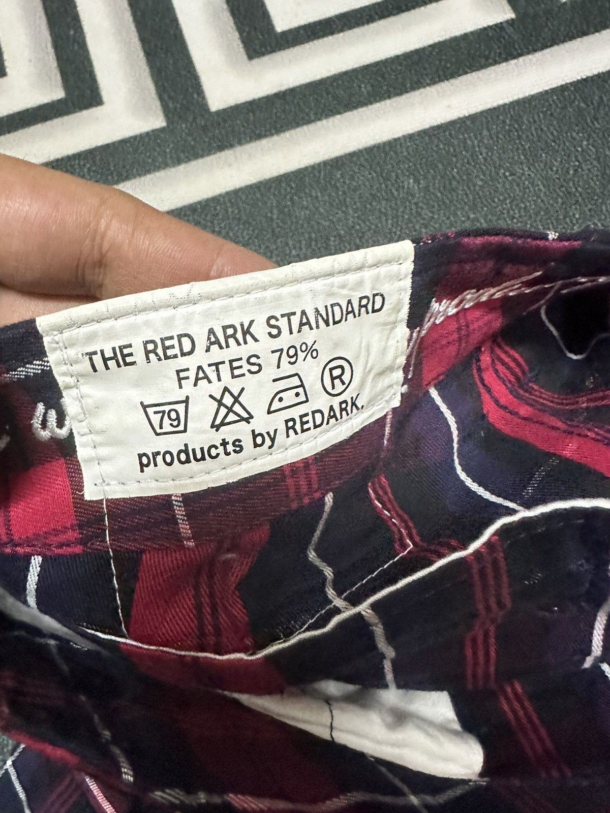 Japanese Brand Re Dark japanesse brand red tartan pants Size US 31 - 3 Thumbnail