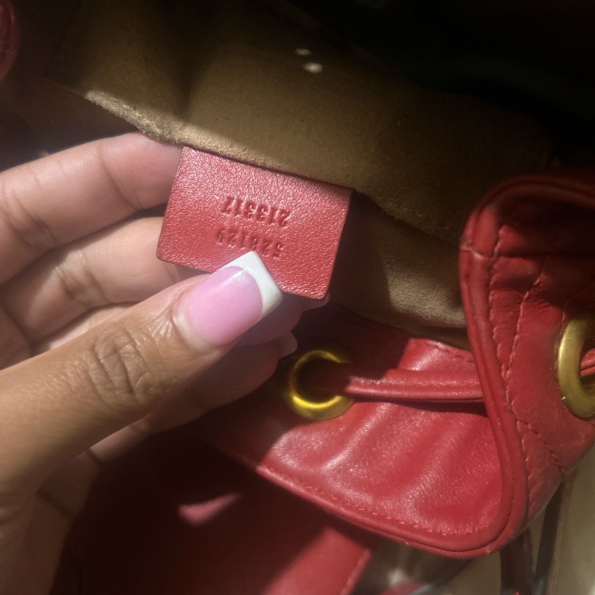 Gucci Mini Double G Marmont Backpack Size ONE SIZE - 3 Thumbnail