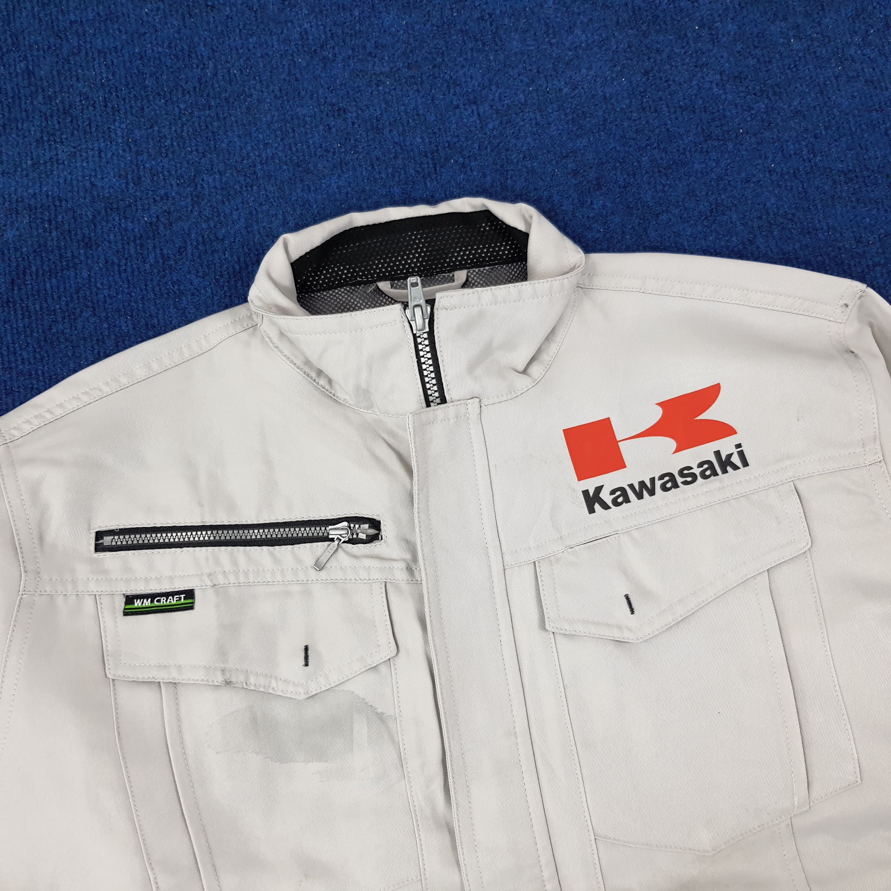 Japanese Brand × Vintage Vintage KAWASAKI Motorsports Racing Jacket C231N28 Size US M / EU 48-50 / 2 - 4 Thumbnail