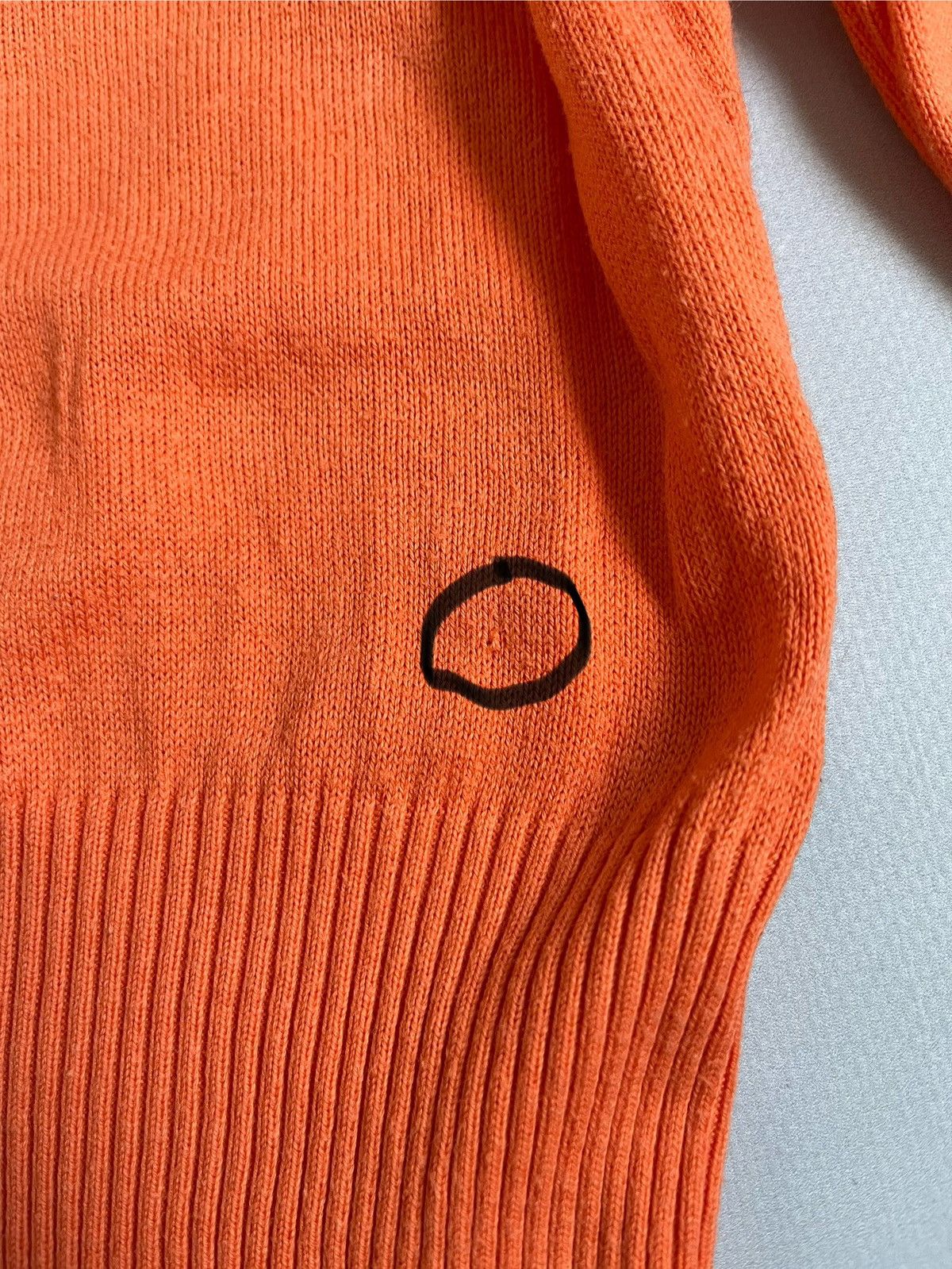 Dolce & Gabbana Vintage Y2K Dolce & Gabbana Orange Knit Longsleeve T-shirt Size S / US 4 / IT 40 - 12 Thumbnail