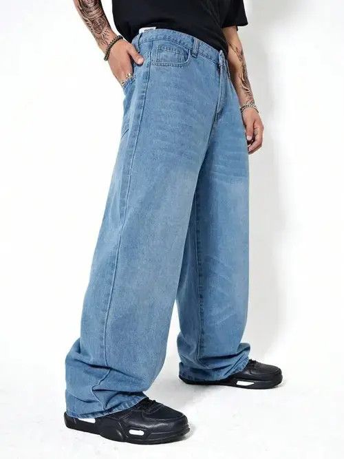 Jean Horiko x Meifa Vintage Washed Baggy Denim Jeans Skate Size US 32 / EU 48 - 7 Thumbnail