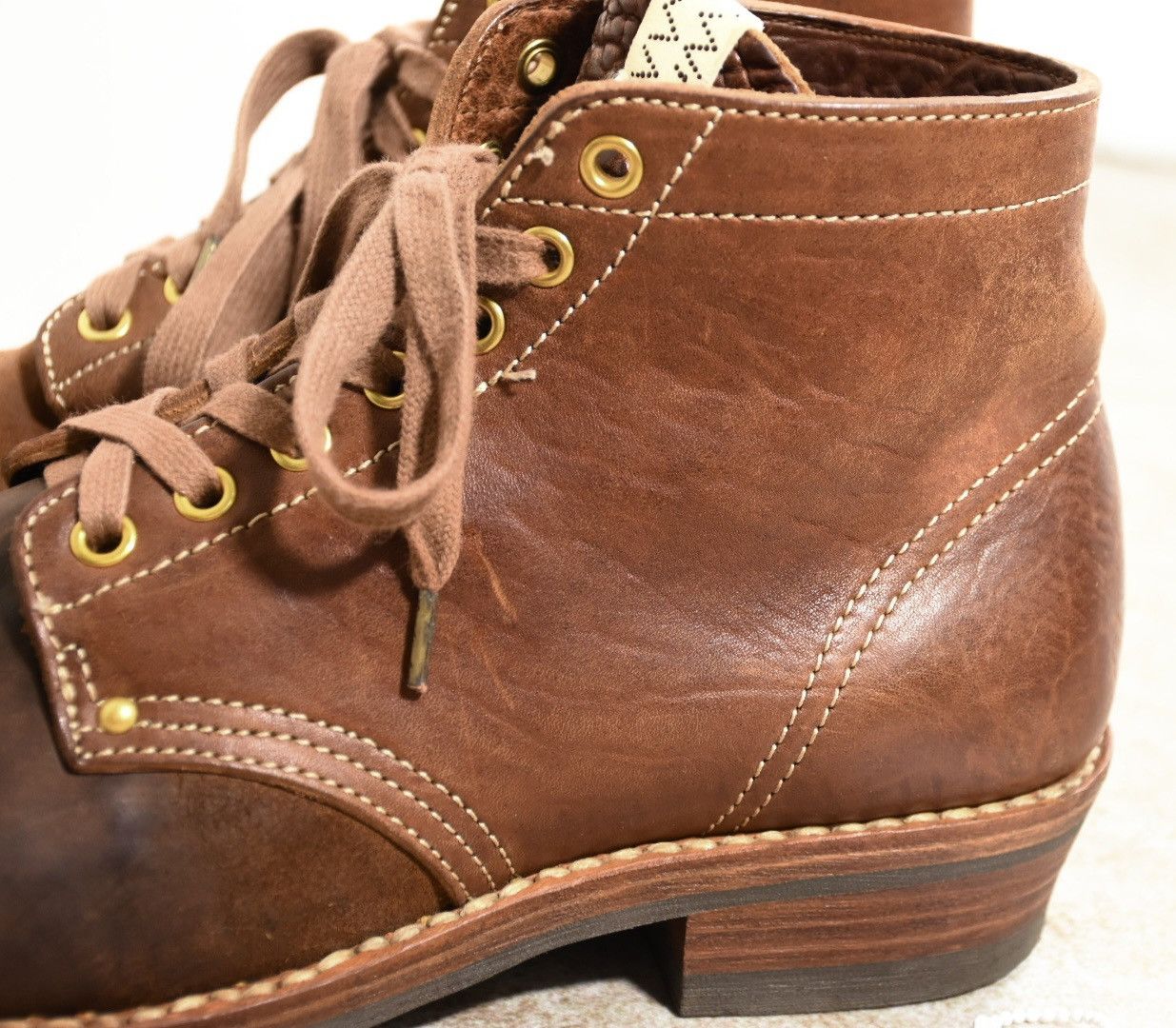 Visvim Visvim 19ss Brigadier Boots Folk（horsehdie），M10.5 Brown Size US 10.5 / EU 43-44 - 6 Thumbnail