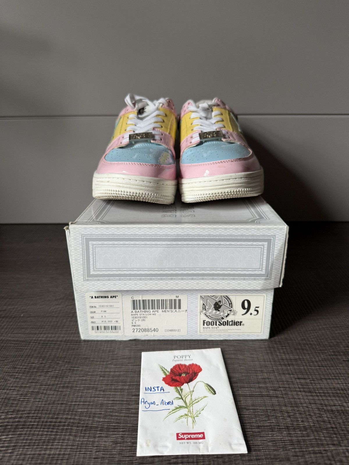 Bape A Bathing Ape Bape Sta Low M2 Shoes Size US 9.5 / EU 42-43 - 2 Thumbnail