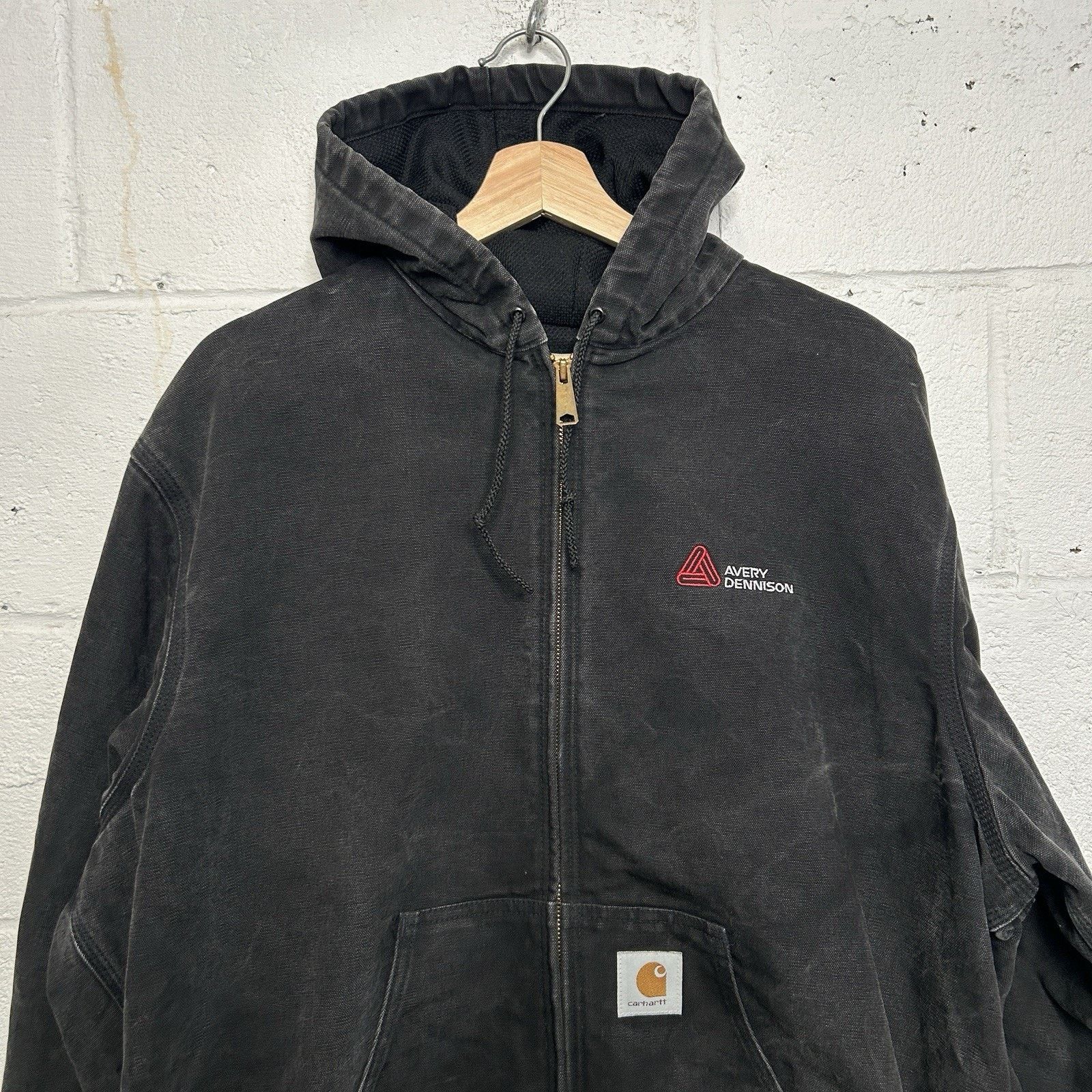 Carhartt Vintage Carhartt Thermal-Lined Hooded Jacket “Black” J03 BLK Size US L / EU 52-54 / 3 - 3 Thumbnail
