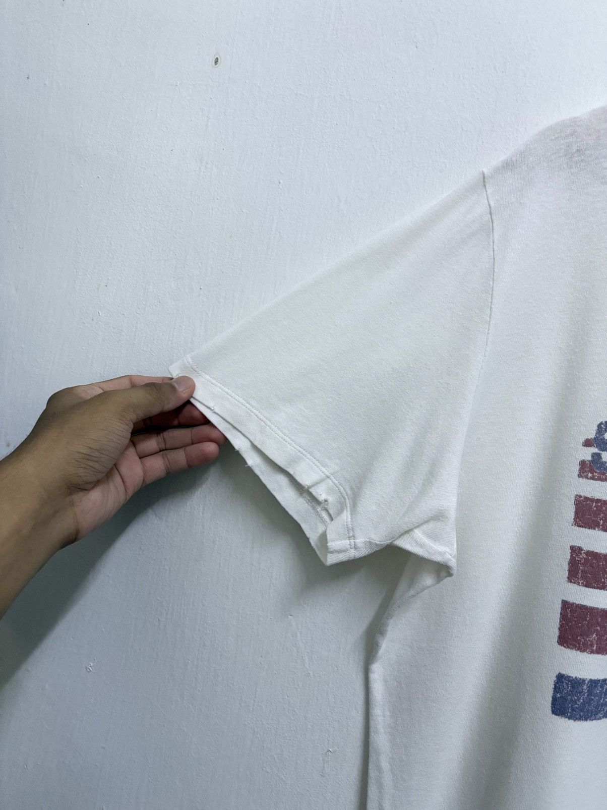 Saint Laurent Paris Saint Laurent Paris - Universite' Destroyed Reissues T-Shirt Size US L / EU 52-54 / 3 - 6 Thumbnail