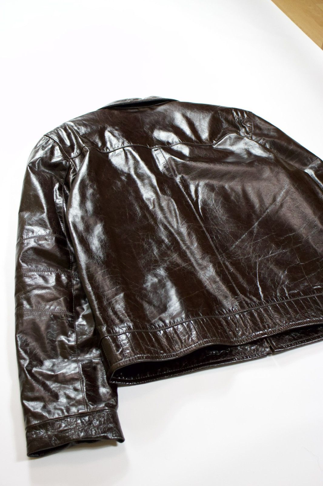 Vintage 90’s Lince Lambskin Leather Jacket Rare OG Size US L / EU 52-54 / 3 - 3 Thumbnail