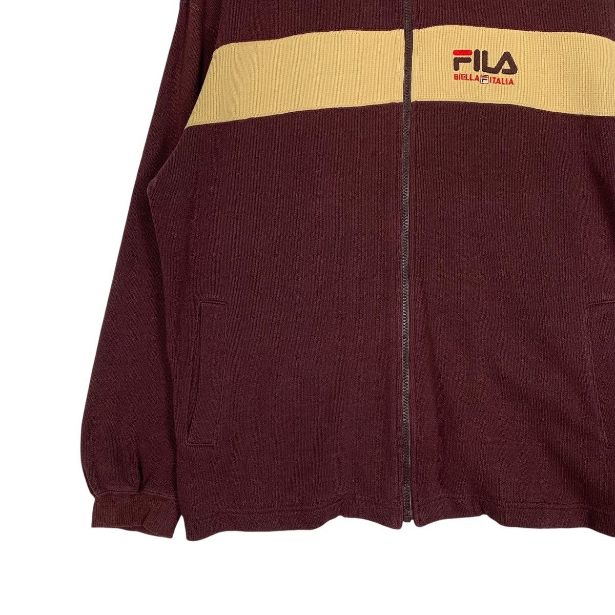 Fila FILA Embroidery Logo Colorblock Sweater Jacket #1267-C57 Size US L / EU 52-54 / 3 - 3 Thumbnail