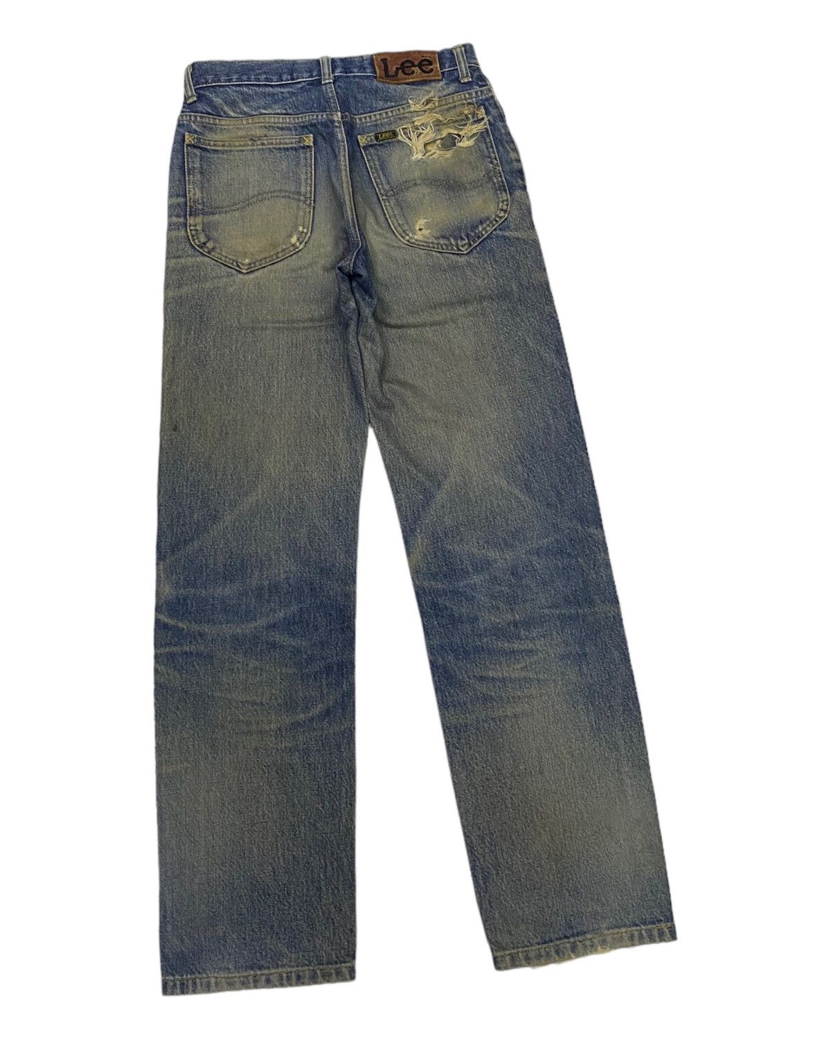 Lee VINTAGE LEE RIDERS SCOVILL SANFORIZED DISTRESSED DENIM JEANS Size US 28 / EU 44 - 4 Thumbnail