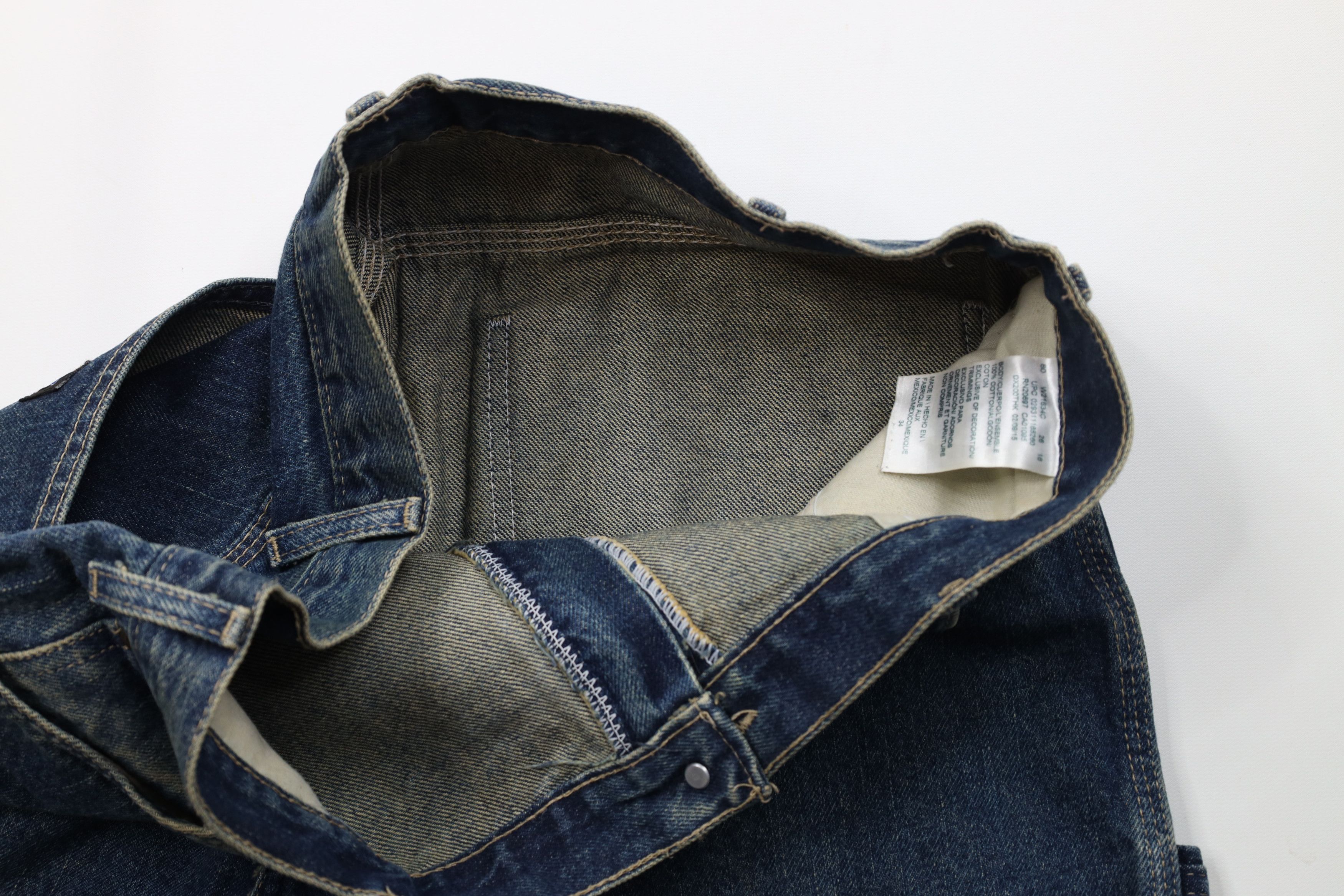 Dickies Vintage Y2K Dickies Relaxed Fit Dungaree Denim Jean Shorts Size US 34 / EU 50 - 7 Thumbnail