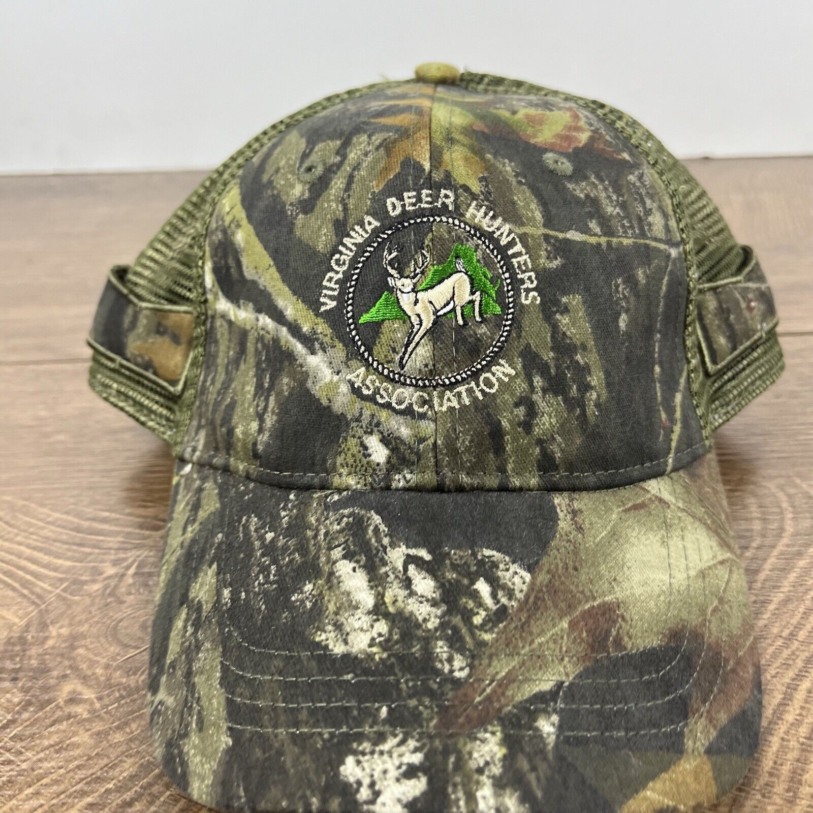 Other Virginia Deer Hunters Hat Camo Green Hat Adjustable Hat Asso Size ONE SIZE - 6 Thumbnail