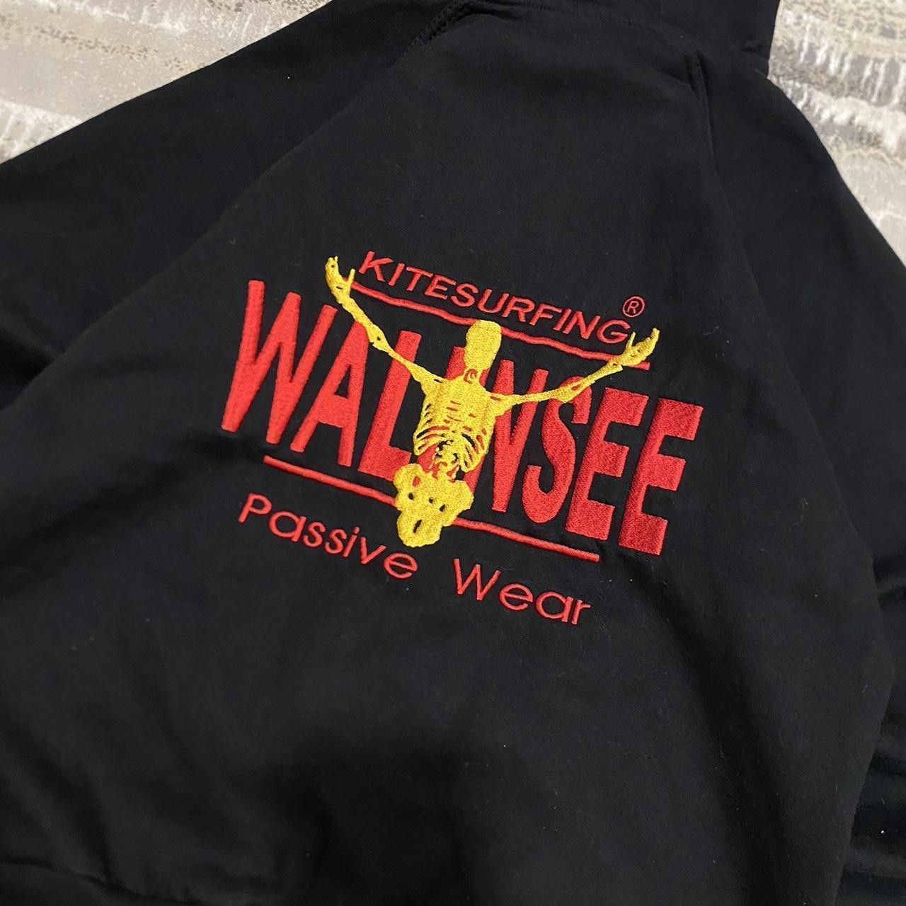 Vintage Vintage 00s Kitesurfing Embroidered Hoodie Black L Size US L / EU 52-54 / 3 - 3 Thumbnail