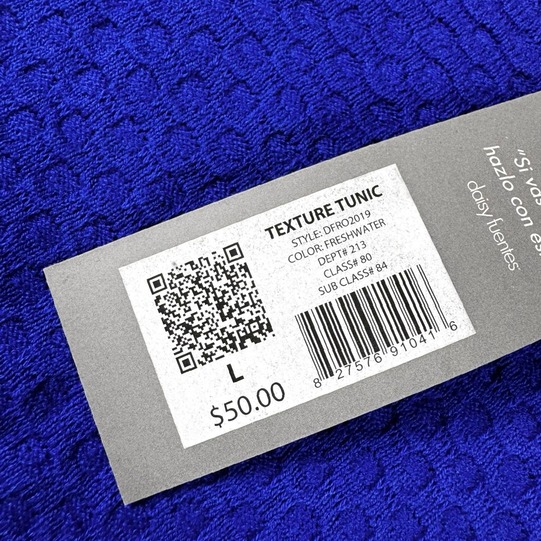 Vintage Daisy Fuentes Sweater Women's Large Long Sleeve Textured Tunic Freshwater Jacket? Size L / US 10 / IT 46 - 5 Thumbnail