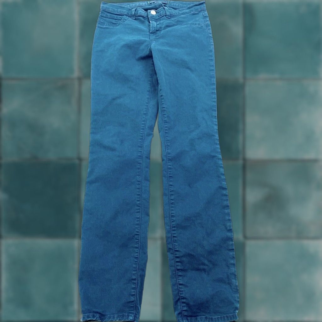 J Brand J Brand Jeans Skinny Womens 27 Green Regular Size 27" / US 4 / IT 40 - 1 Thumbnail