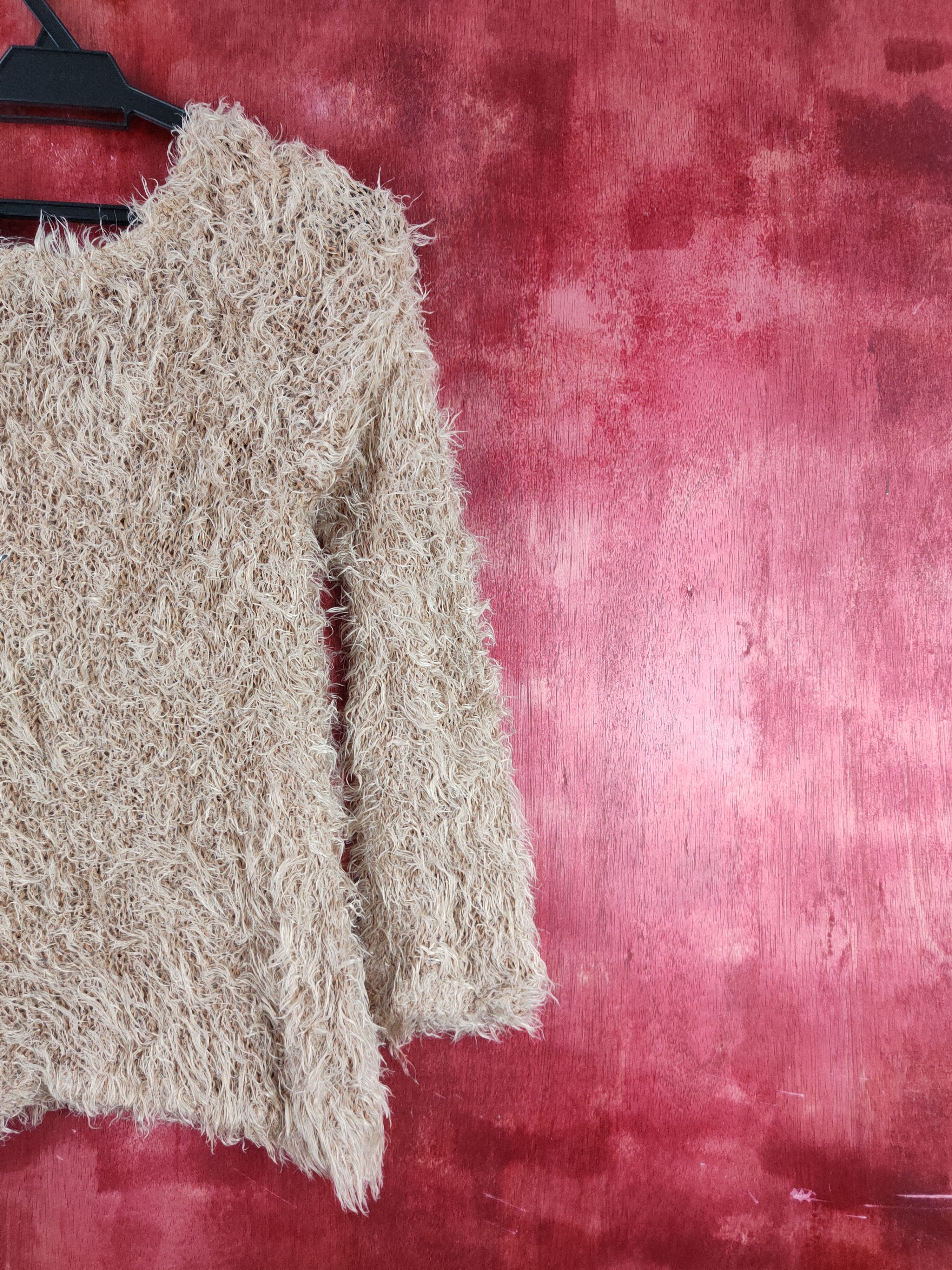 Homespun Knitwear × Japanese Brand Japanese Brand Brown Shag Shaggy Fur Mohair Knitwear #S2026 Size S / US 4 / IT 40 - 9 Thumbnail