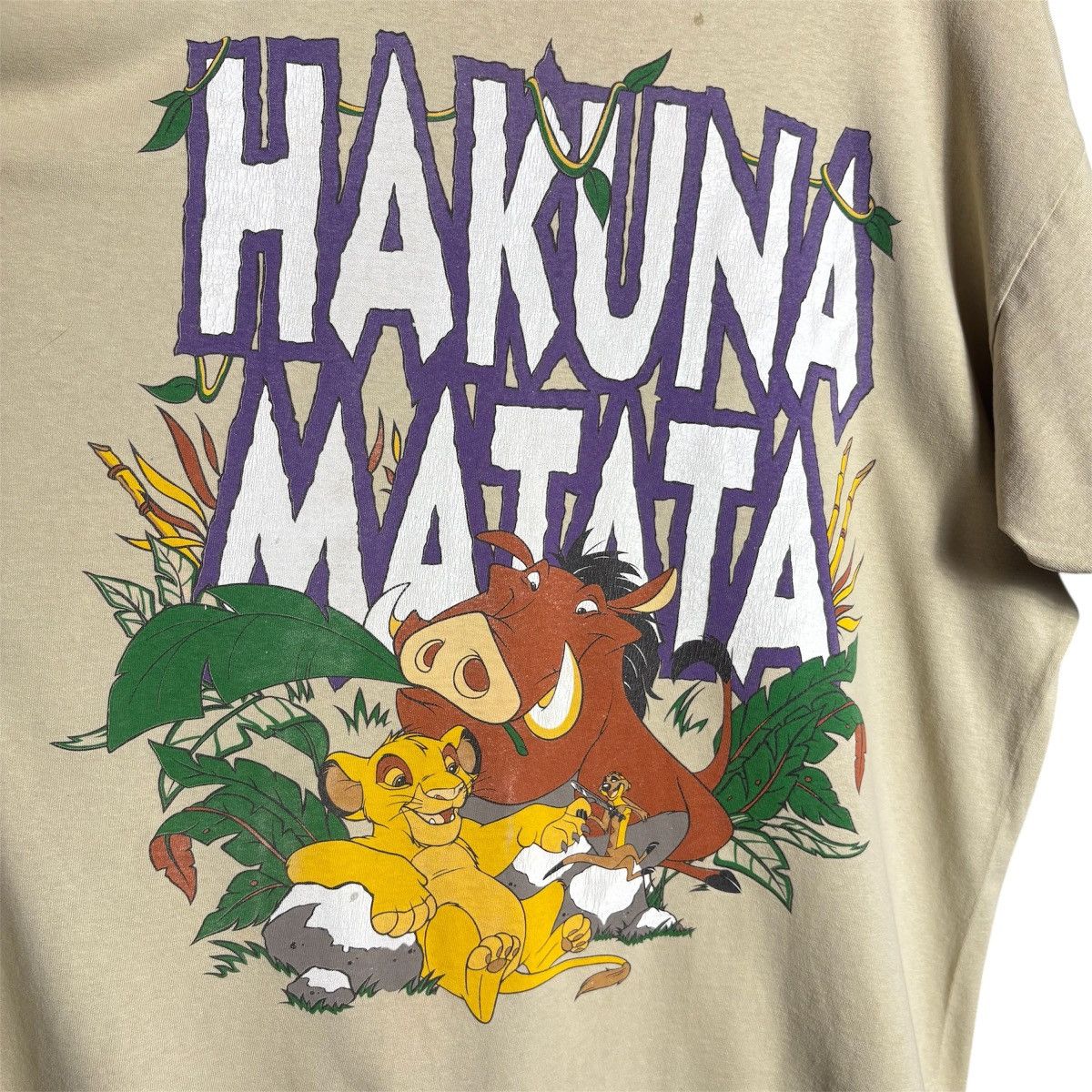 Disney Vintage 90s Lion King Disney T-Shirt / USA / Movie / Cartoon Size US XXL / EU 58 / 5 - 2 Thumbnail