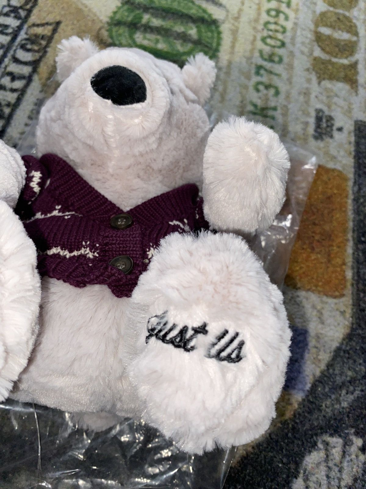 Kith Kith Kithmas Polar Bear Just Us Plush Magma Size ONE SIZE - 2 Thumbnail