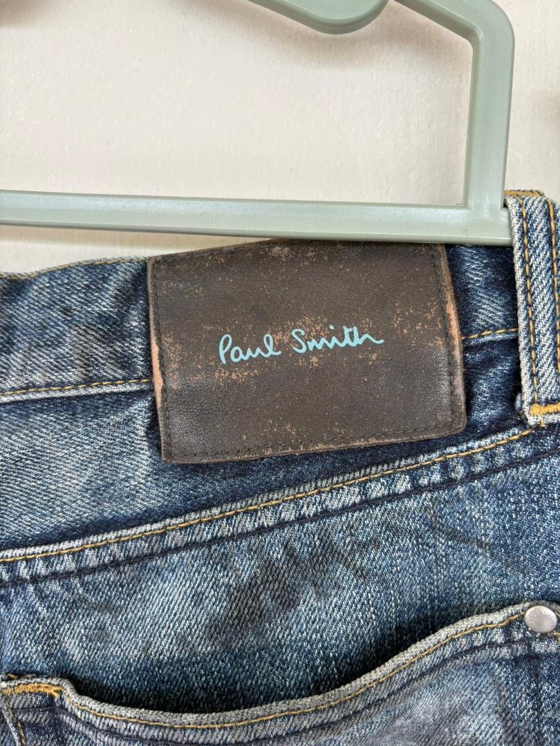 Paul Smith VTG Paul Smith Distressed Denim Pant Design Selvedge Rare Size US 30 / EU 46 - 11 Thumbnail
