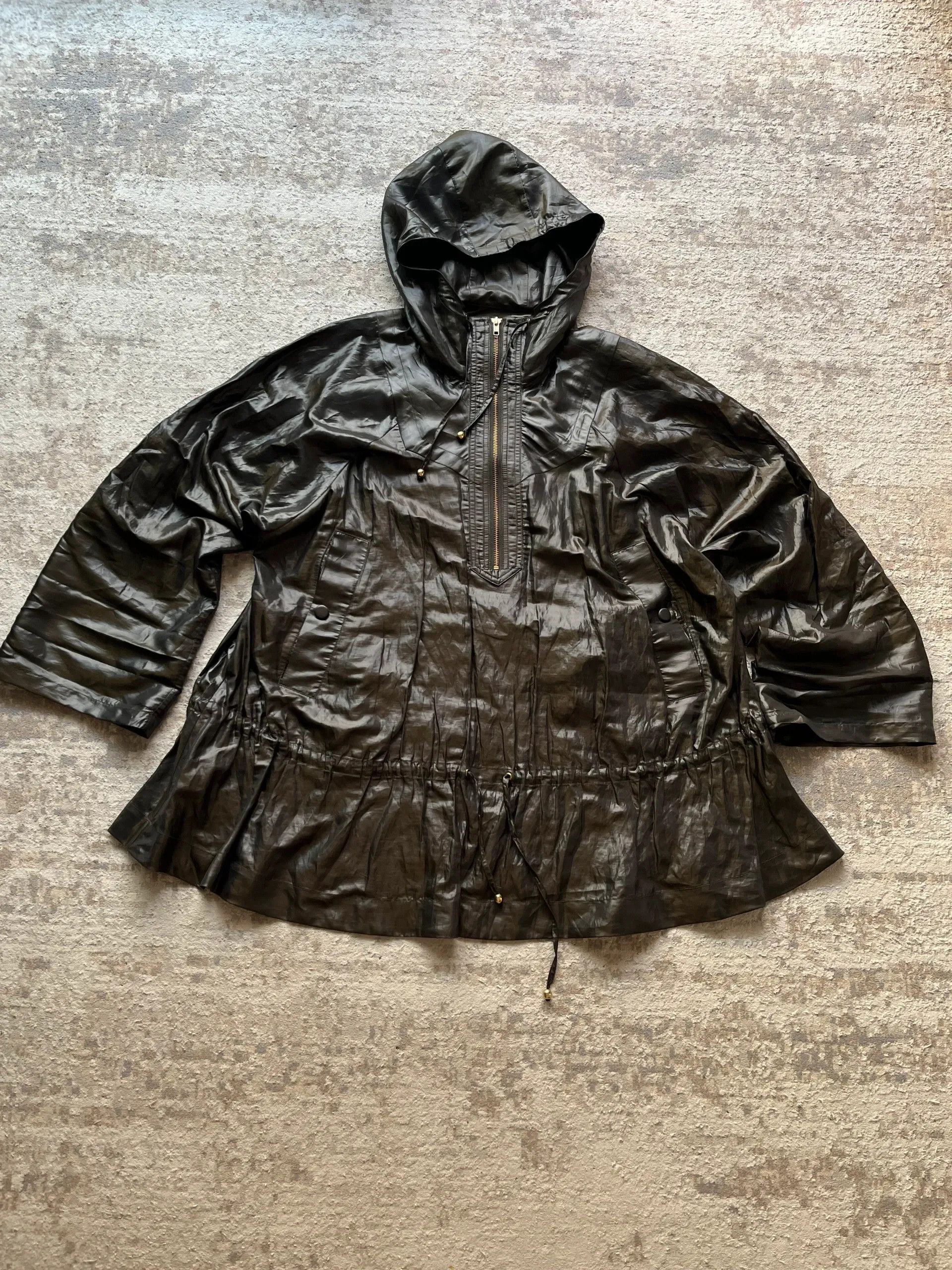 French Connection French Connection Sz M Windbreaker Jacket Rare Unique Hoodie Size M / US 6-8 / IT 42-44 - 1 Thumbnail