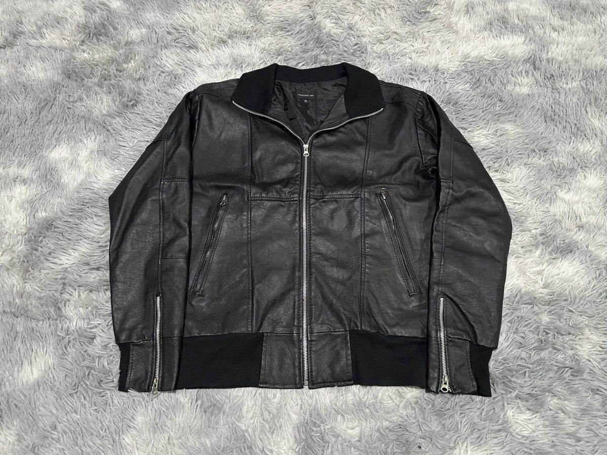 Isamu Katayama Backlash 🔥Y2K Archived Shimokitazawa Ringo Leather Jacket Size US XL / EU 56 / 4 - 2 Thumbnail
