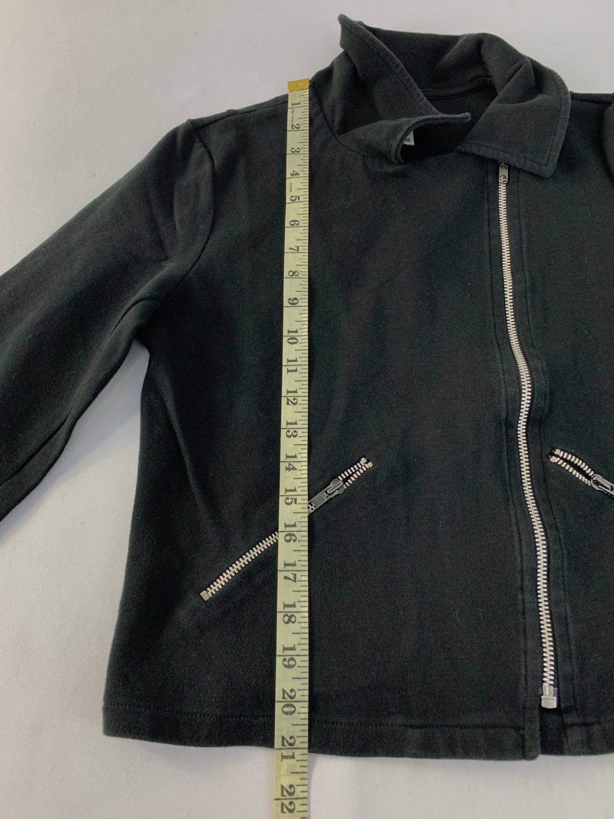 agnes b. 90s Agnes B Paris Peacoat Side Full Zipper Jacket Size S / US 4 / IT 40 - 9 Thumbnail