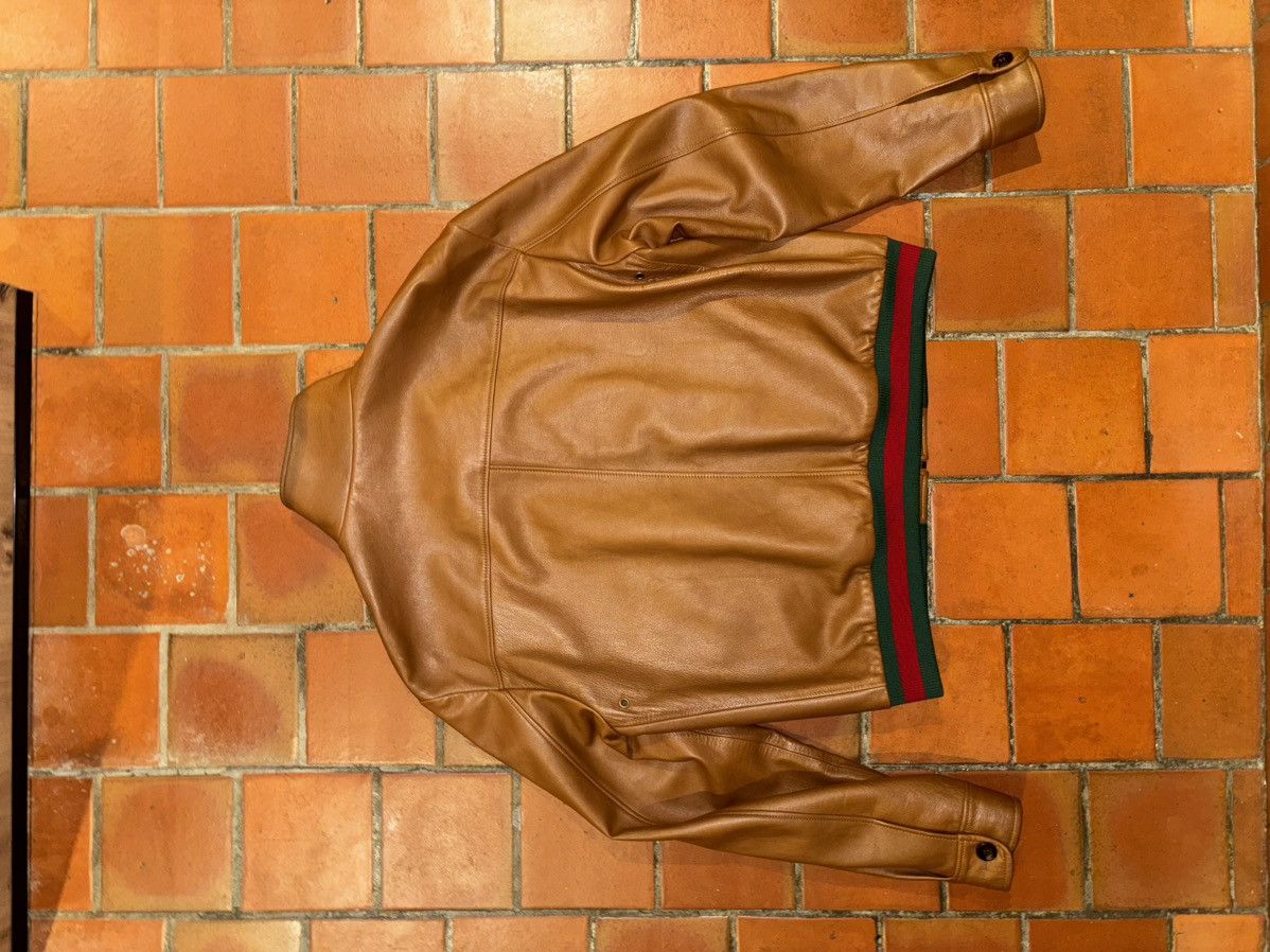 Gucci Gucci leather jacket Size US L / EU 52-54 / 3 - 10 Thumbnail