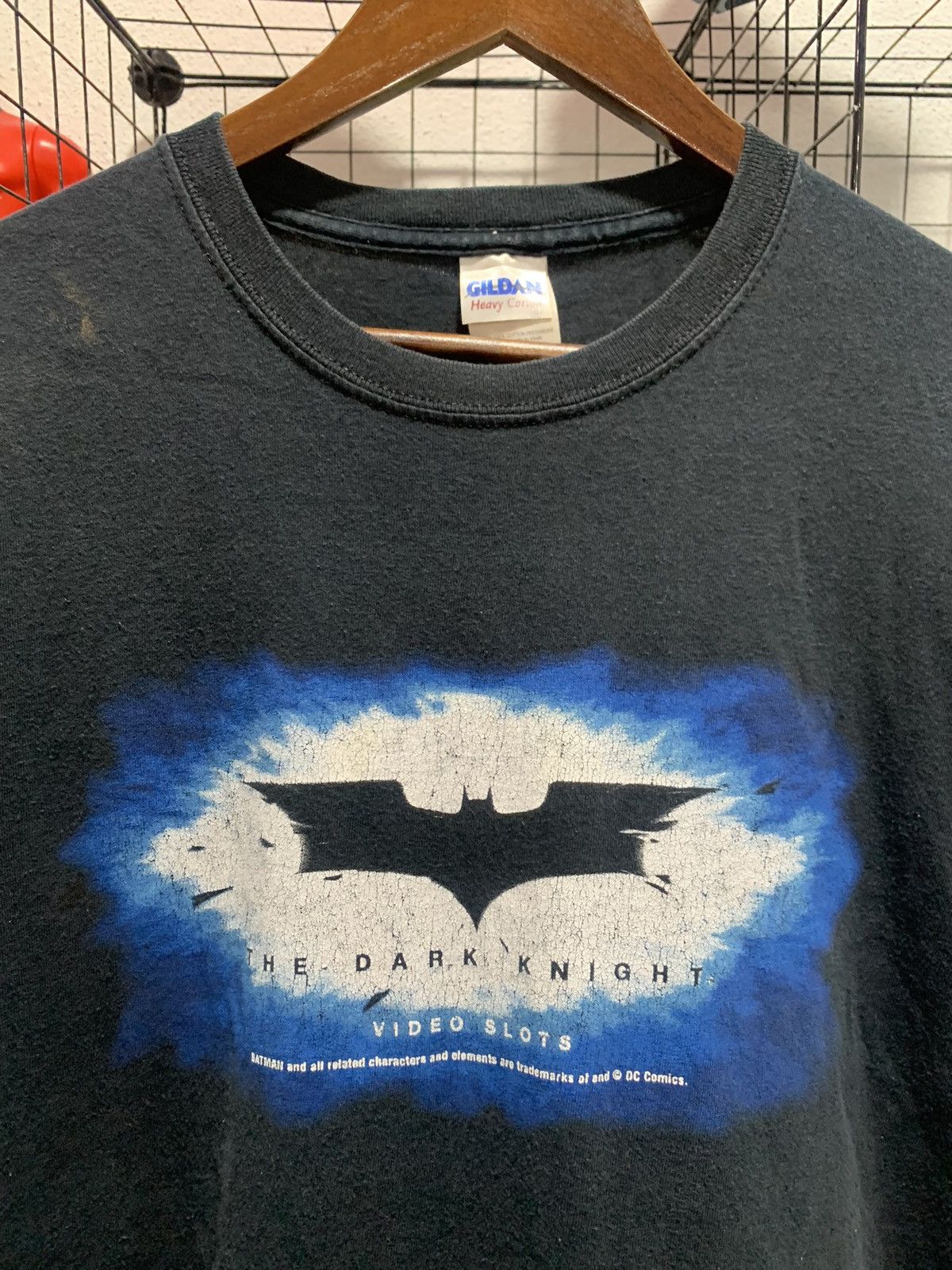 DC Comics × Vintage Vintage The Dark Knight Batman Tshirt Size US XL / EU 56 / 4 - 2 Thumbnail