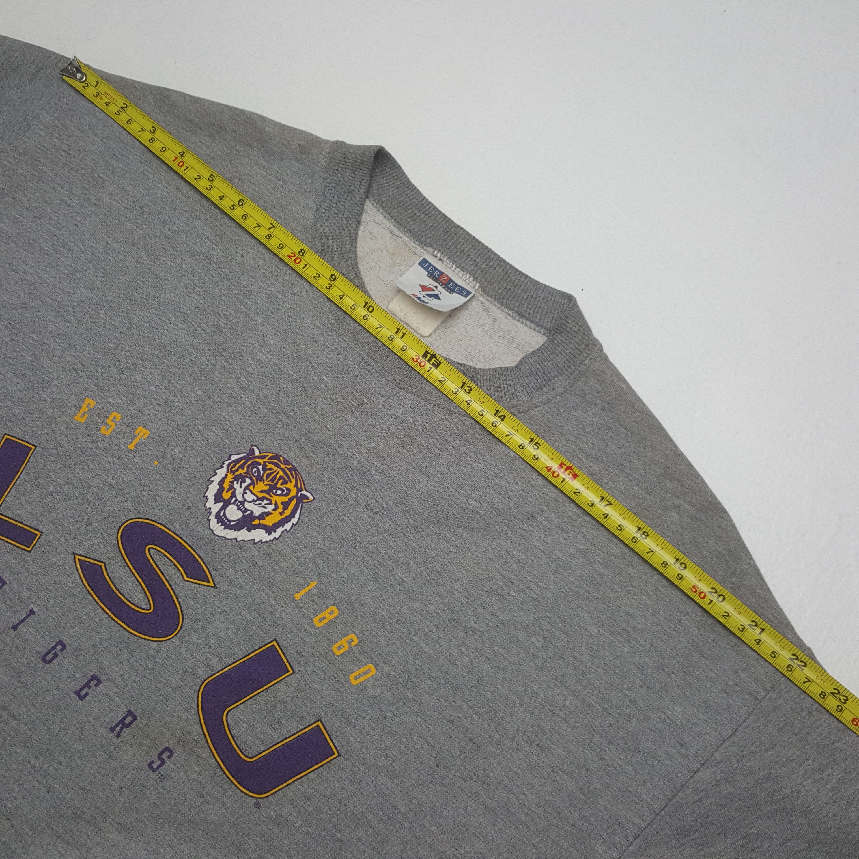 Jerzees Vintage LSU Tigers American Promo Sweatshirt C313N16 Size US M / EU 48-50 / 2 - 5 Thumbnail