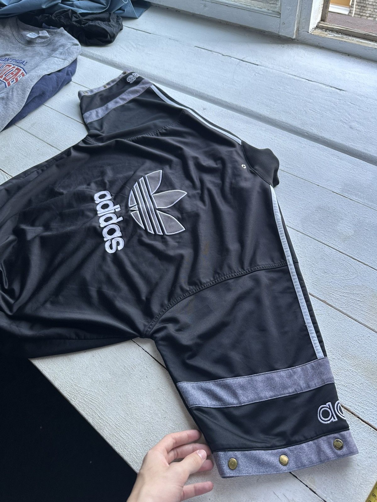 Adidas 🚨 VINTAGE ADIDAS BIG LIGO Y2K BALENCI STYLE ARCHIVE OVERSIZE Size US M / EU 48-50 / 2 - 3 Thumbnail