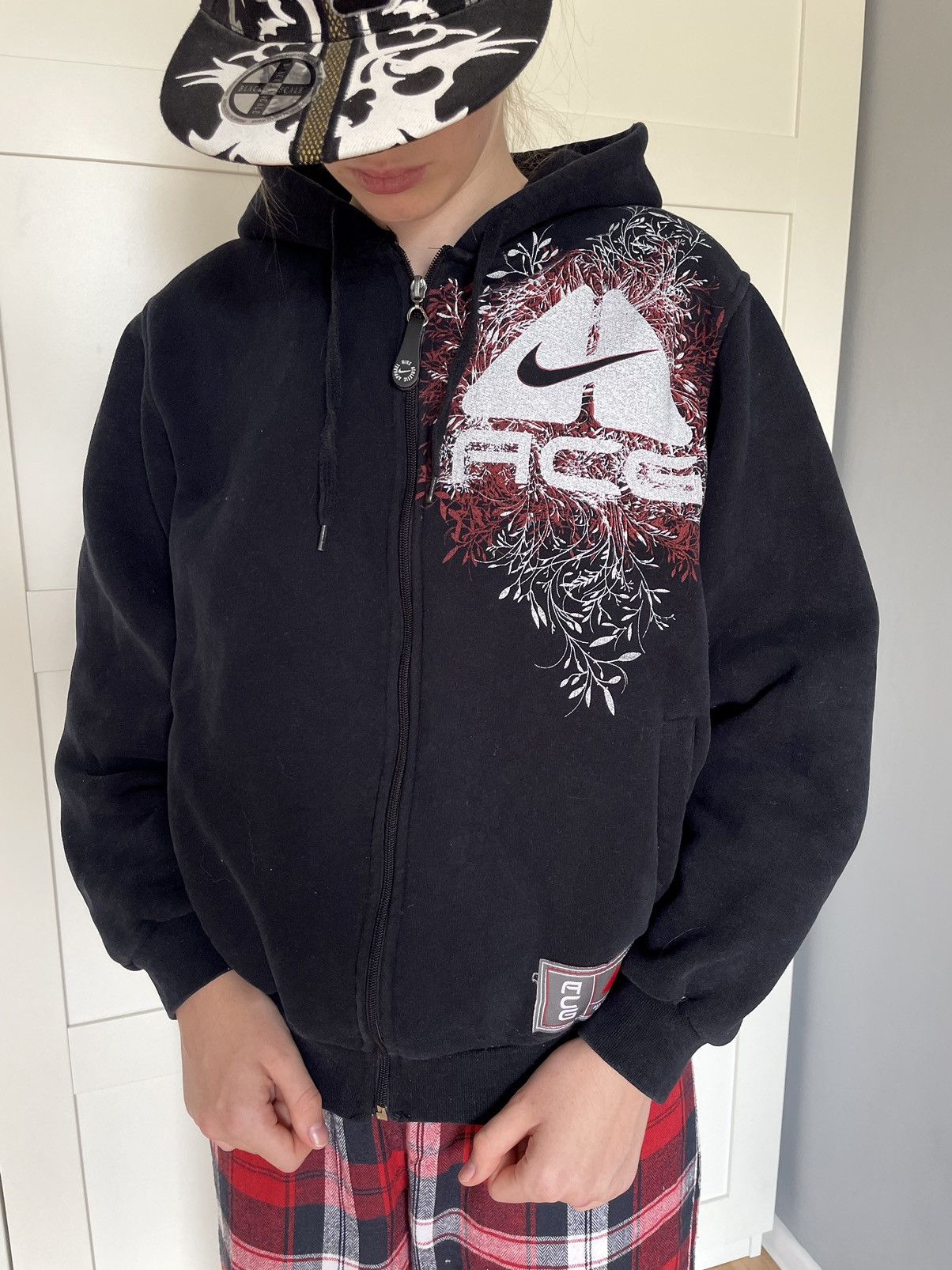 Vintage Nike ACG zip up hoodie y2k affliciton style