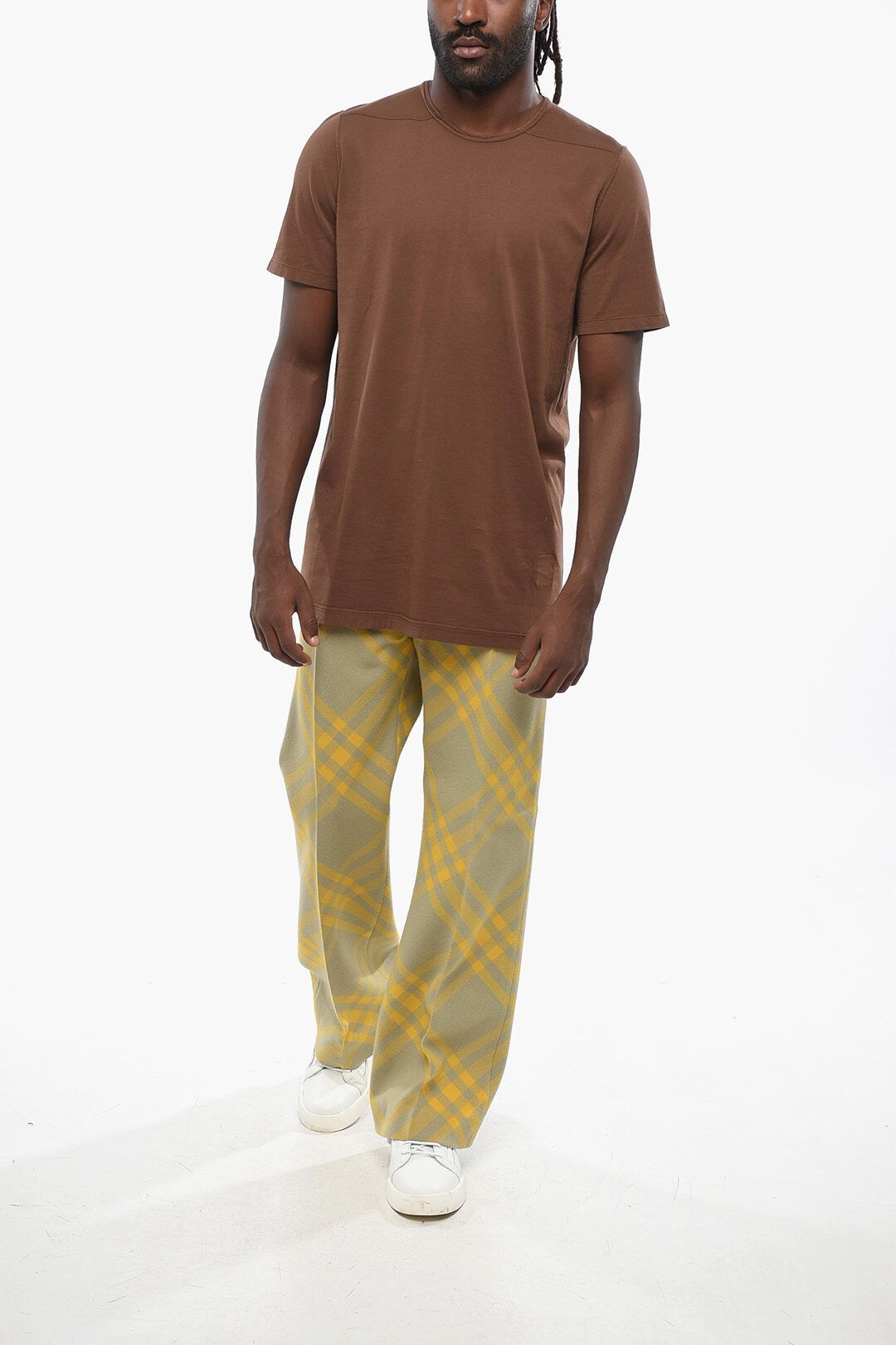 Rick Owens og1mm1025 Crewneck T-Shirt in Brown Size US S / EU 44-46 / 1 - 4 Thumbnail